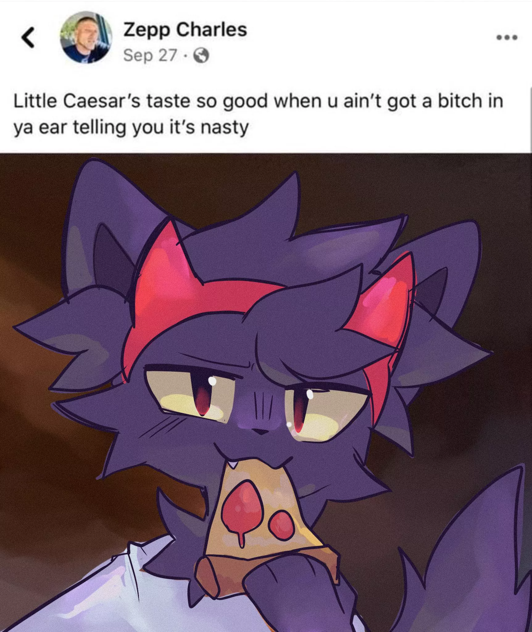 little caesar’s [ art by me @zestylemonss on twitter ]