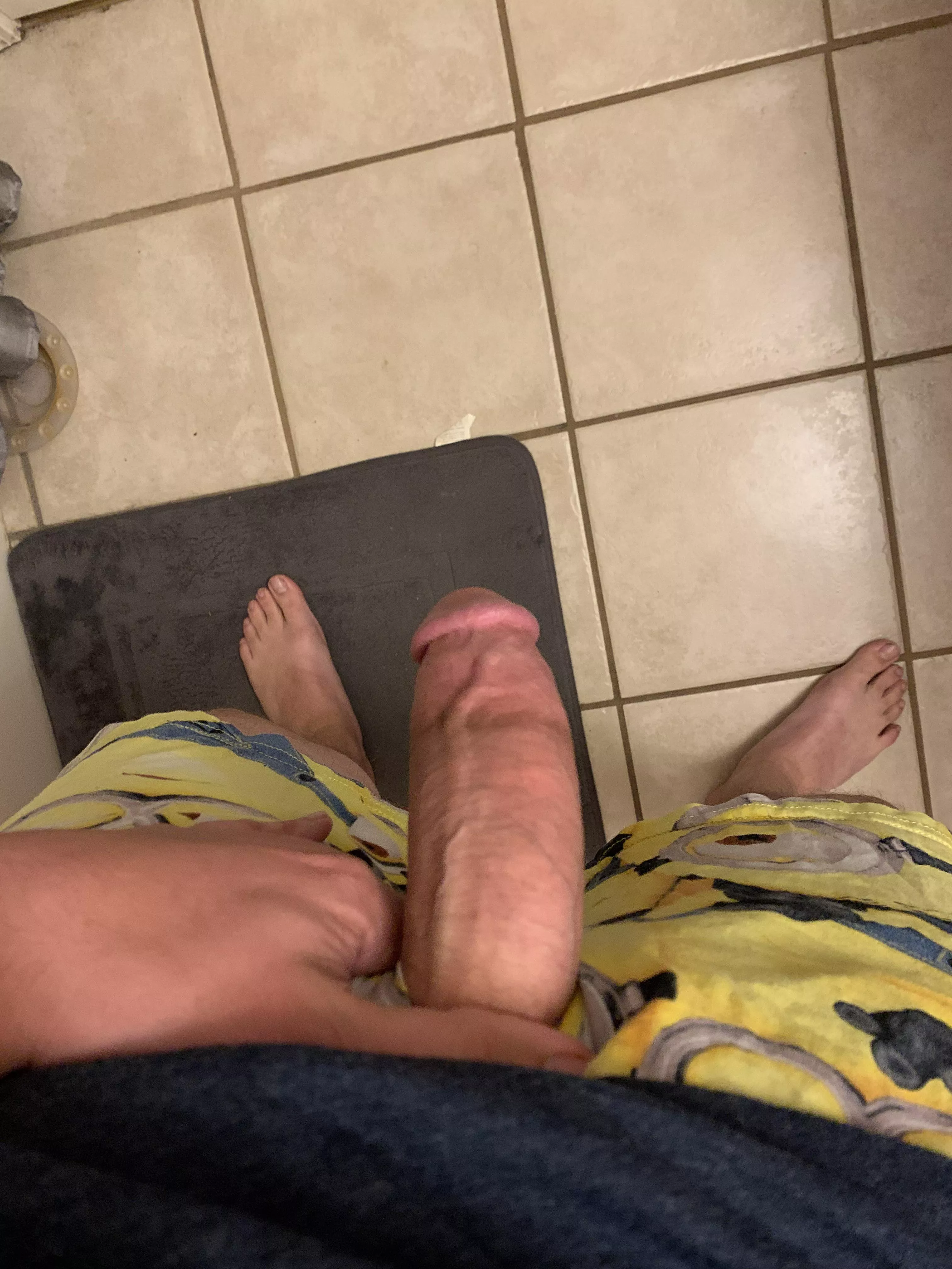 Little fat dick hanging out (39)