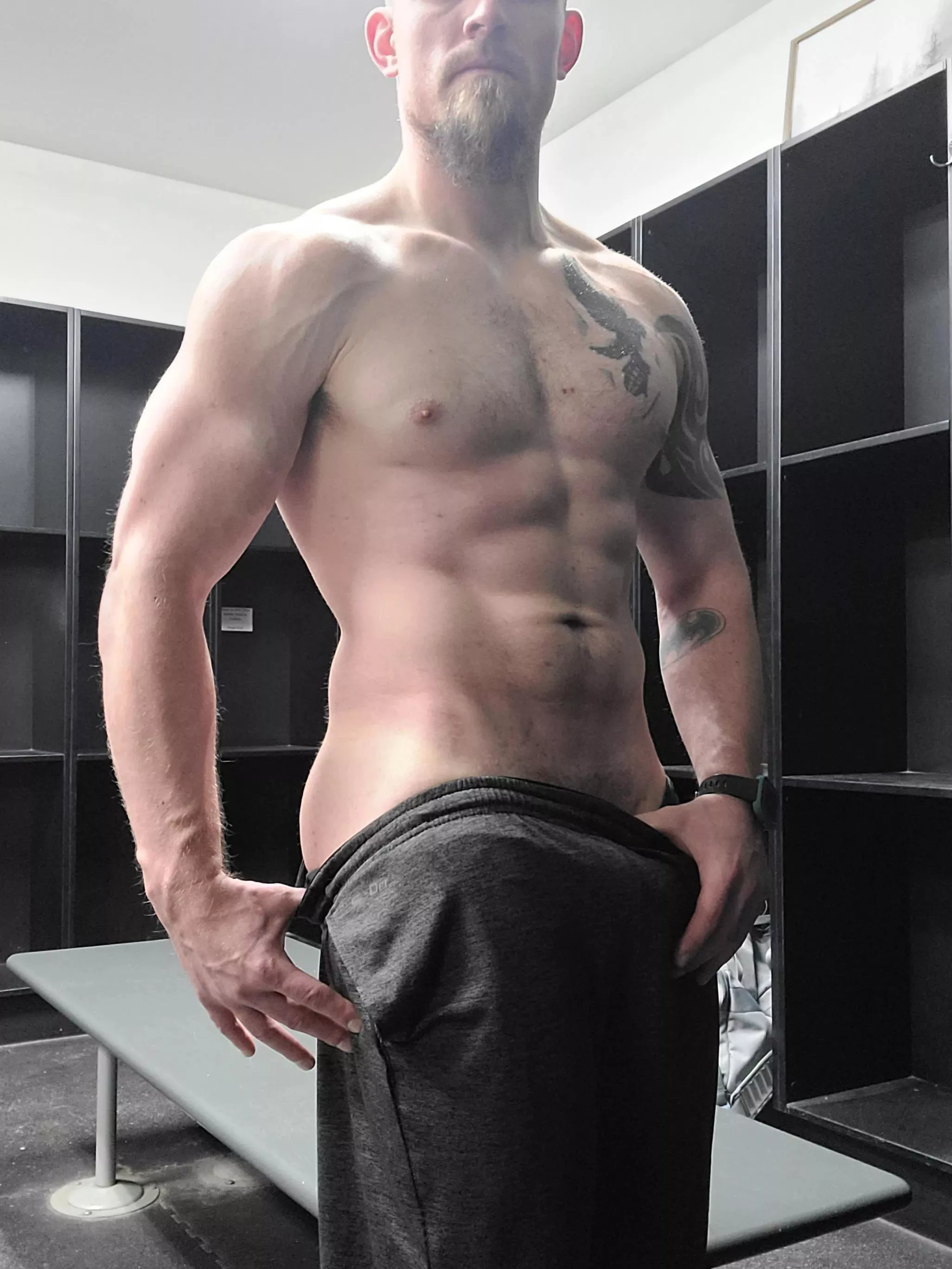 Locker roo[M] lighting is perfect for showing progress on getting leaner