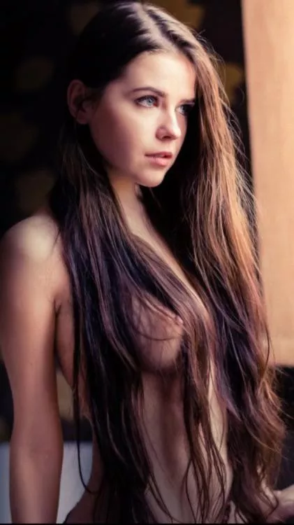 Long hair around nipple