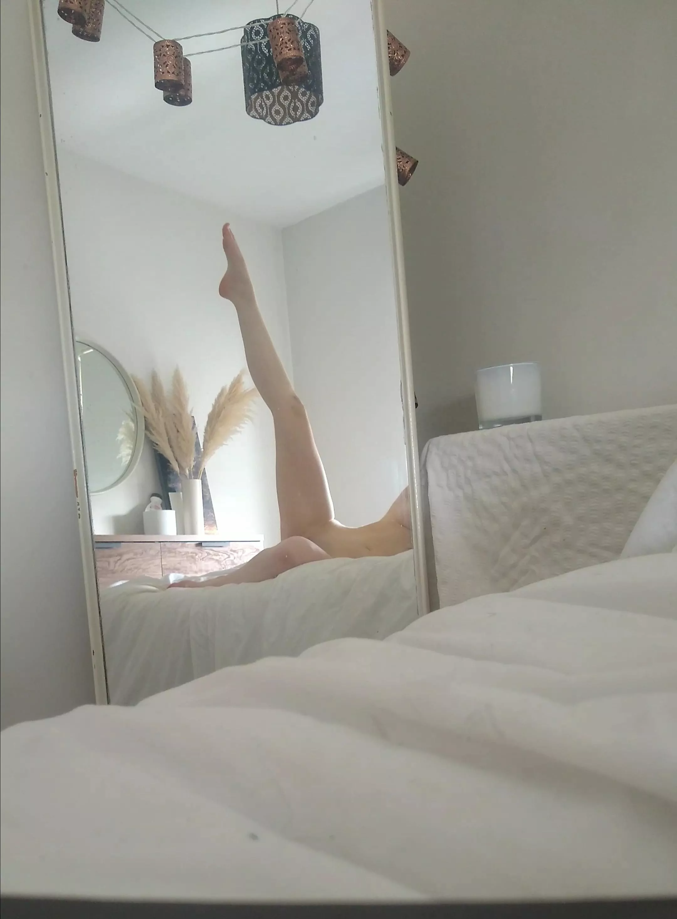 long leg stretched pose