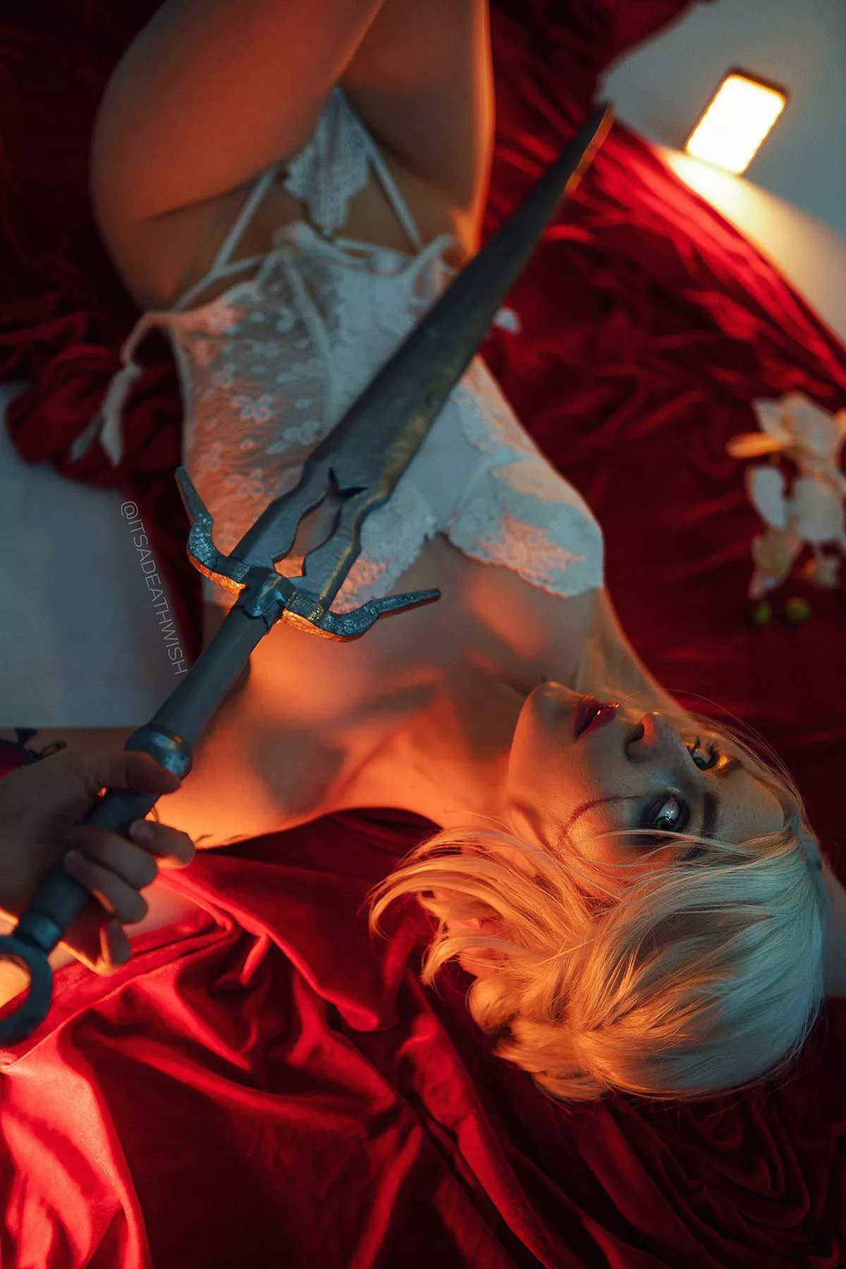 Look how good Ciriâ€™s sword is! Cosplay by me~