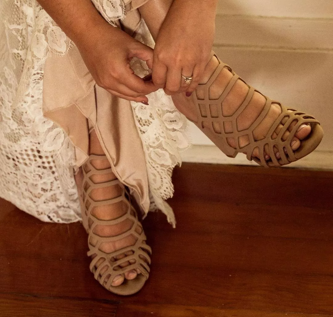 looking for heels like this! something with a solid box for the foot and a thick heel. I suck at walking in heels and need shoes for an outdoor wedding coming up. Thank you!