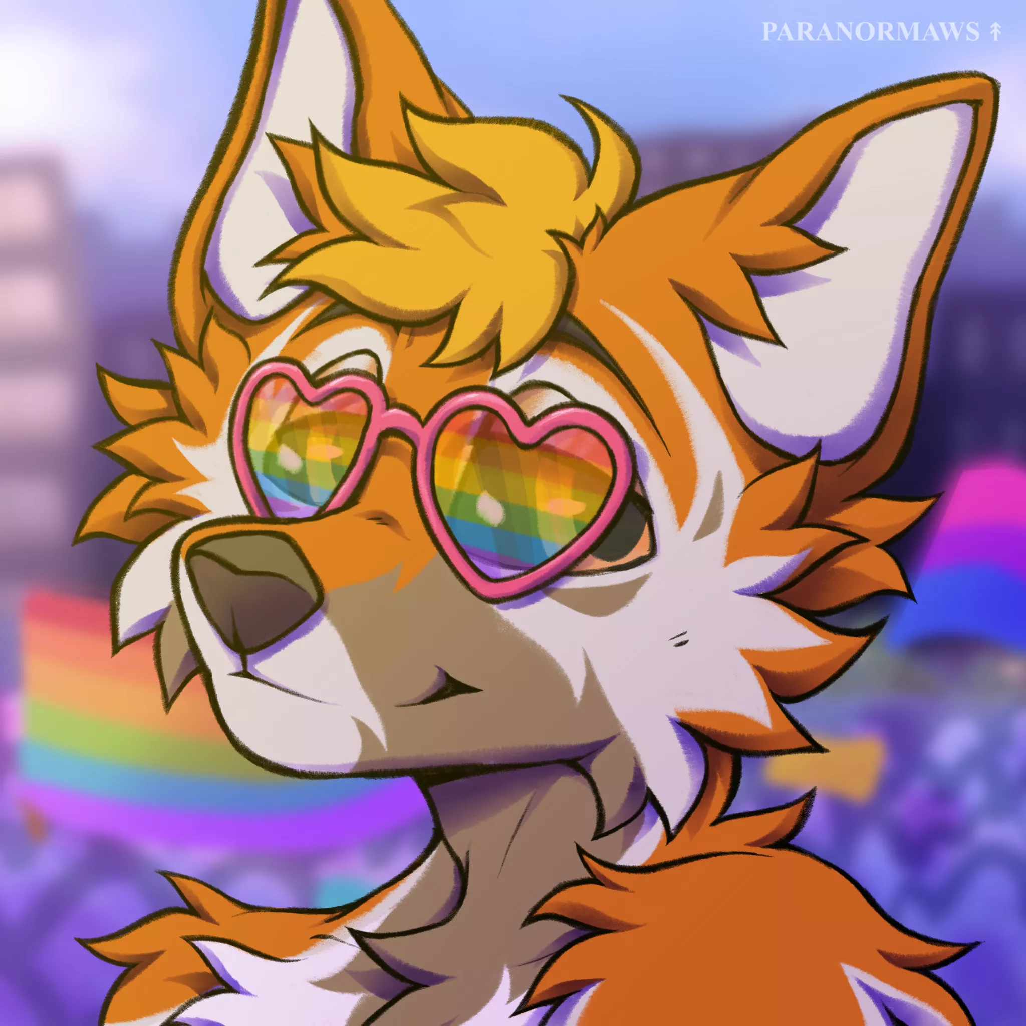 Looking fresh and proud 😎 💛 (Art by Paranormaws)