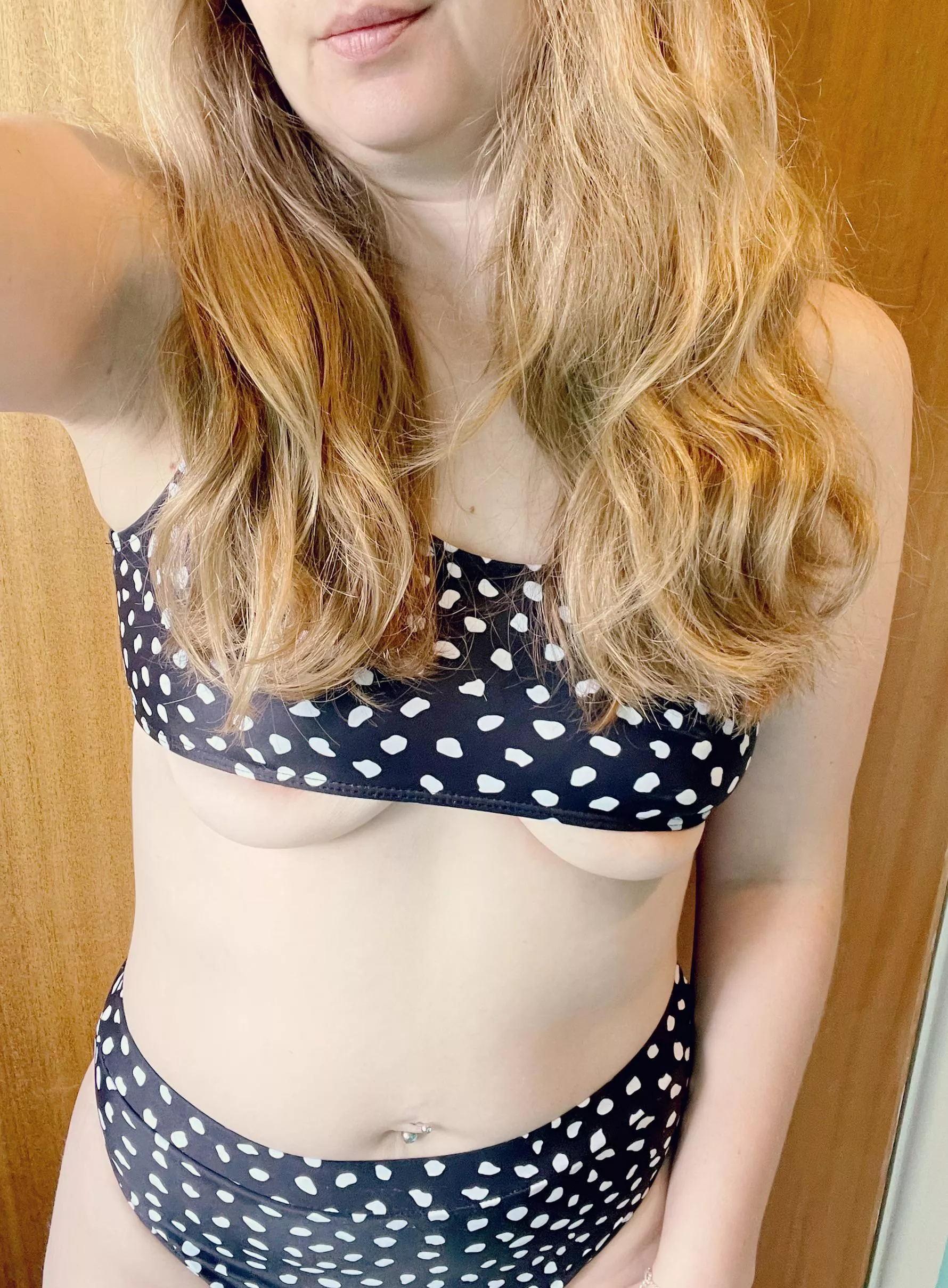 Looks like I shrunk my bikini top in the washâ€¦ but I think I like it better this way ðŸ˜