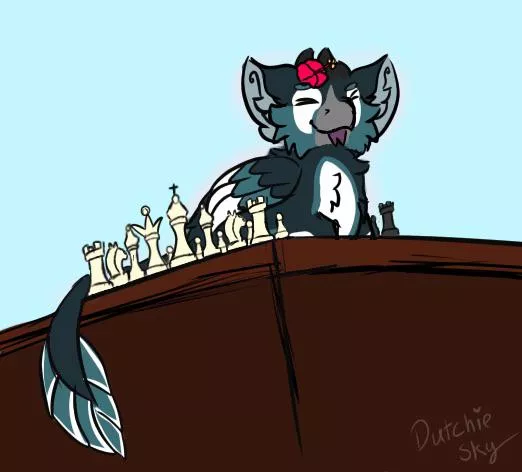 Looks like there will be no chess (art by me! @Dutchie_Sky)