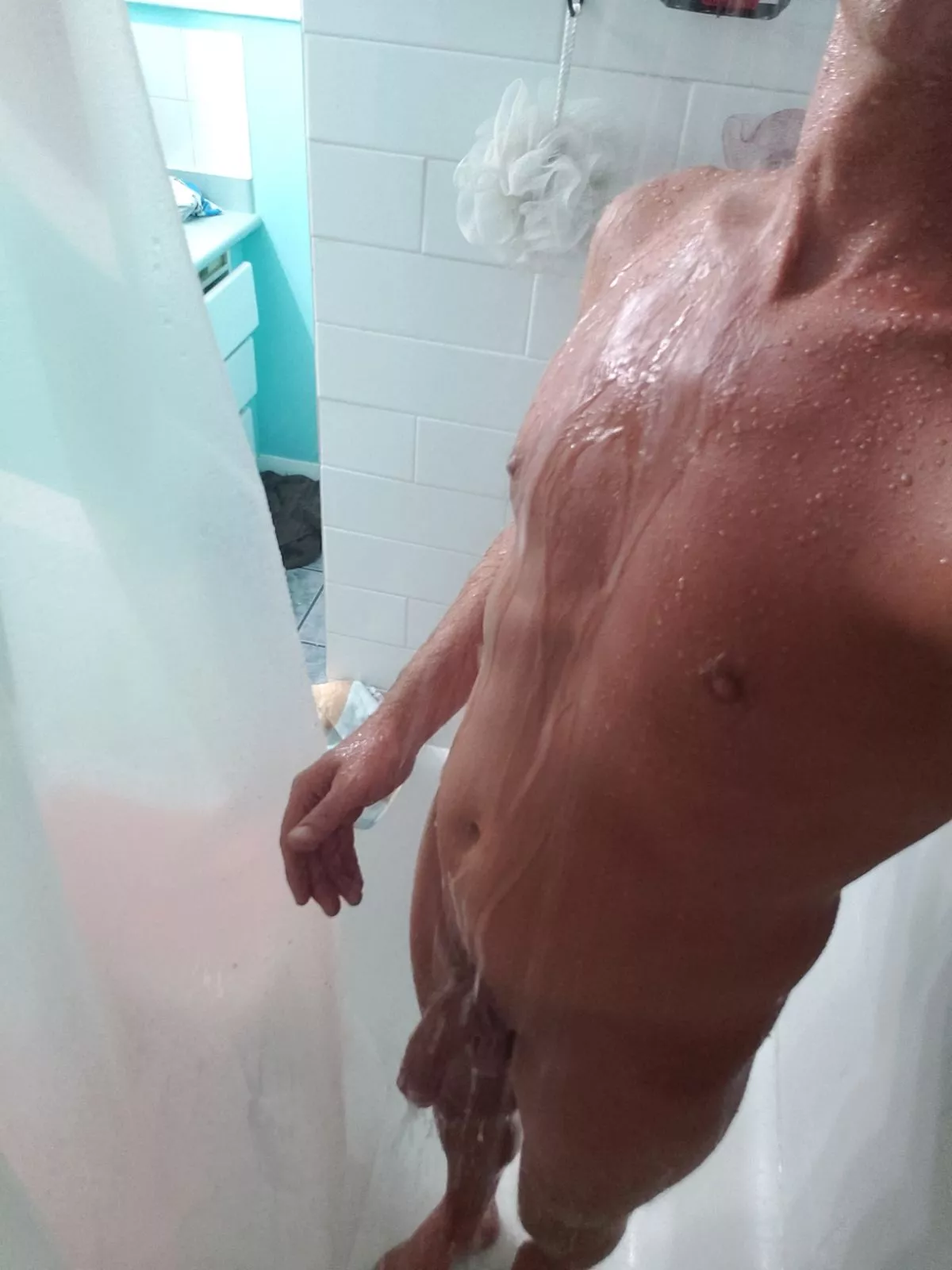 Love a hot shower!