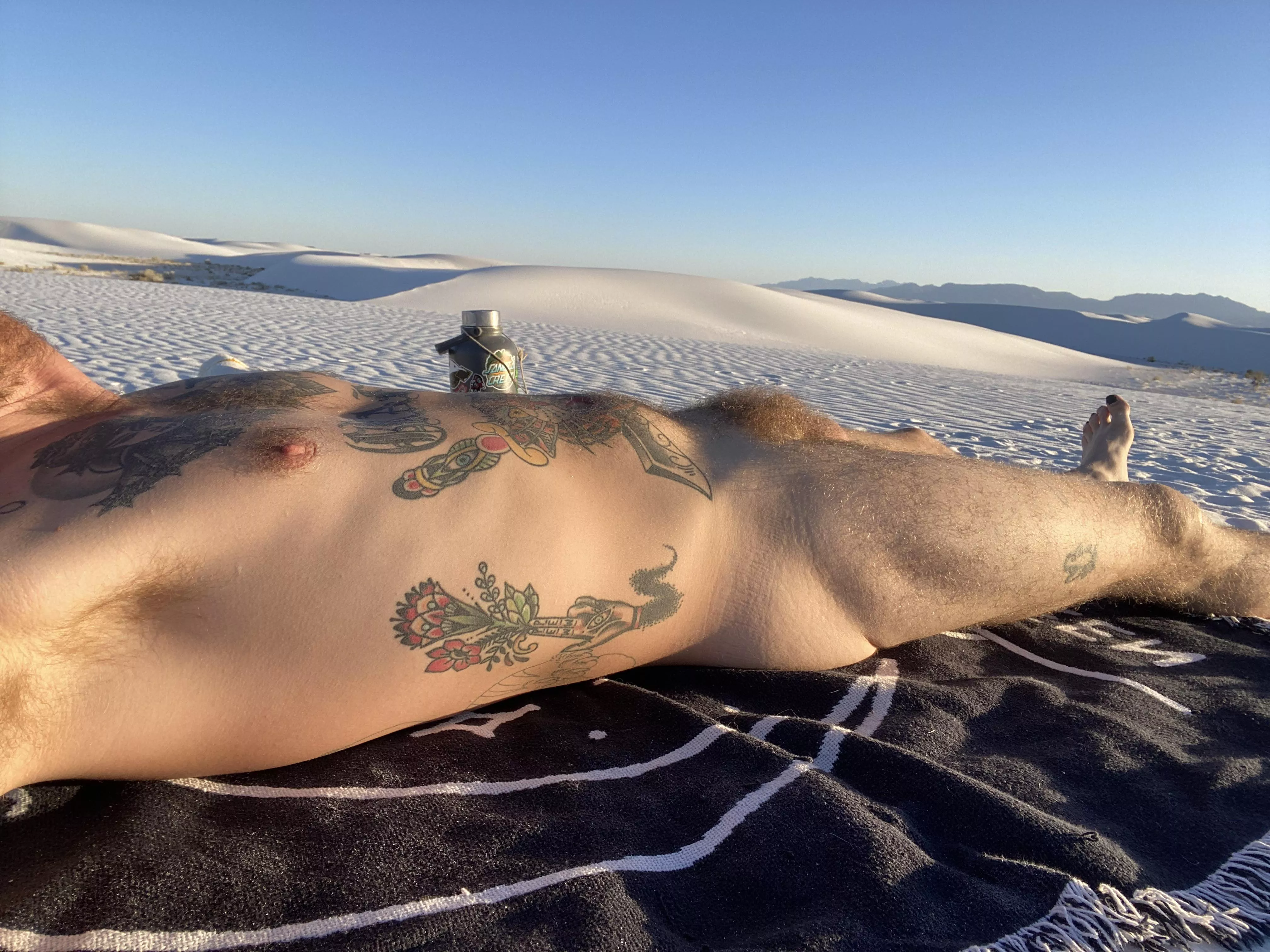 Love being nude at white sands