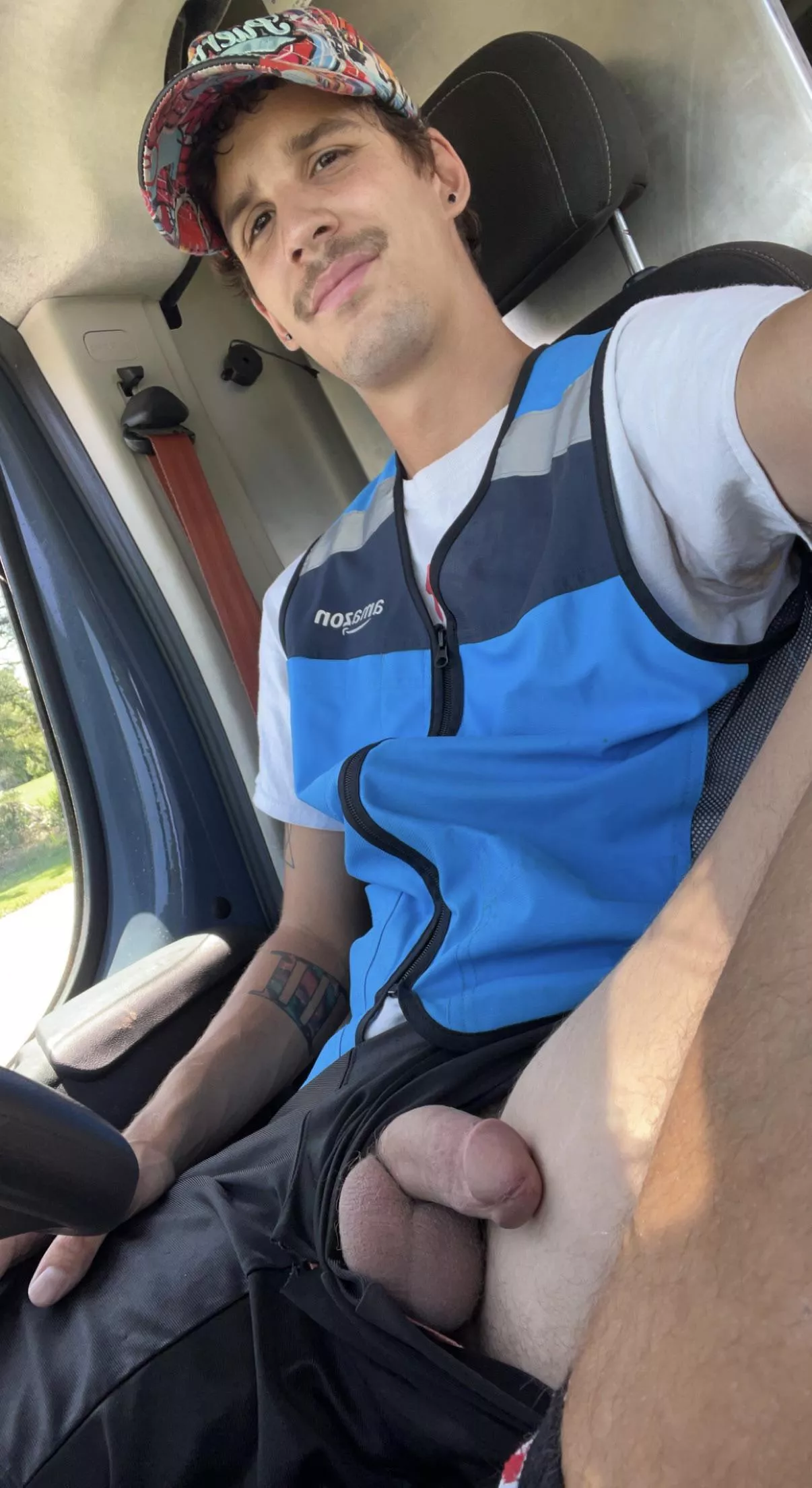 Love having my dick out on the road