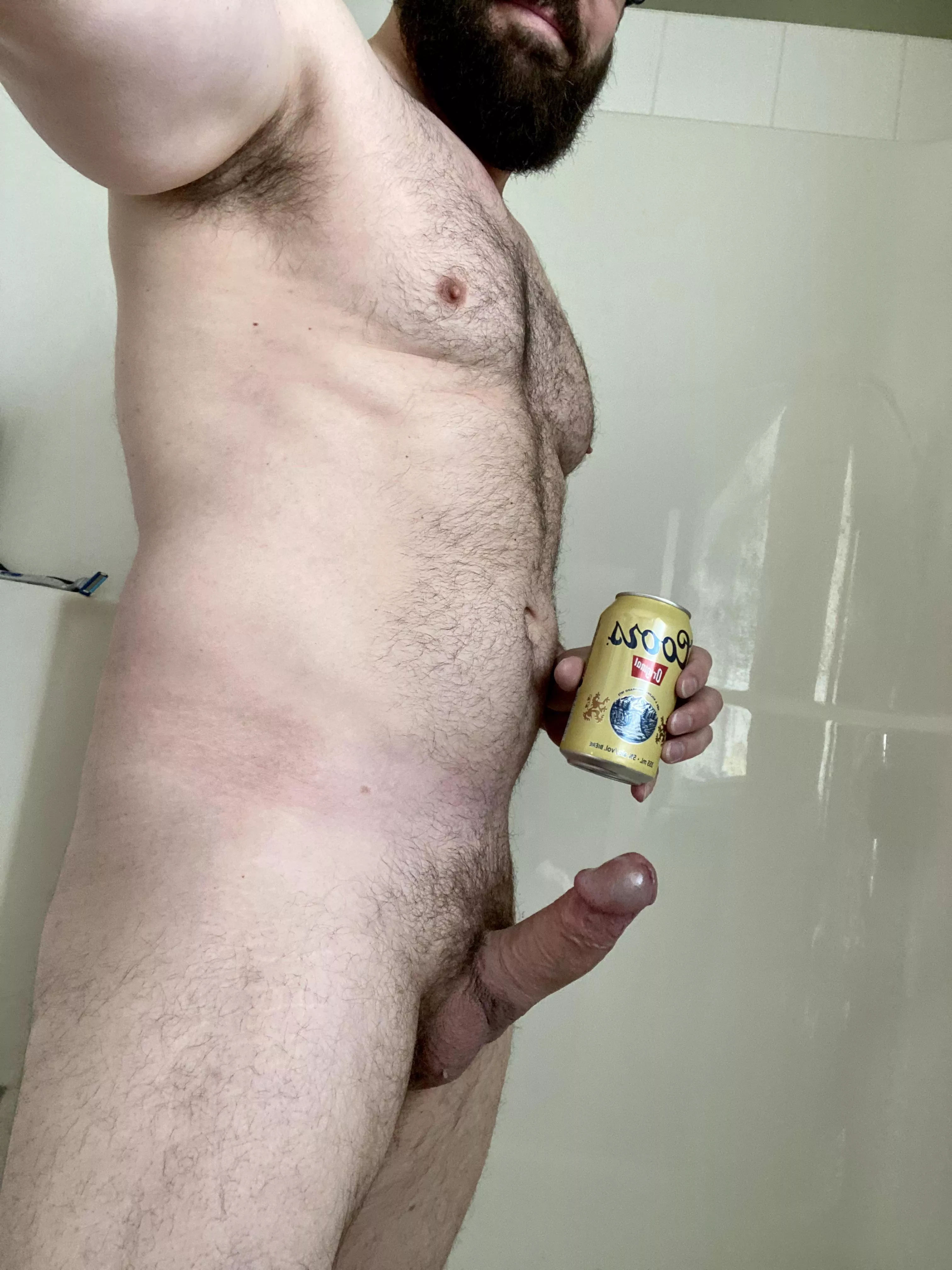 Love me a nice cold shower beer!