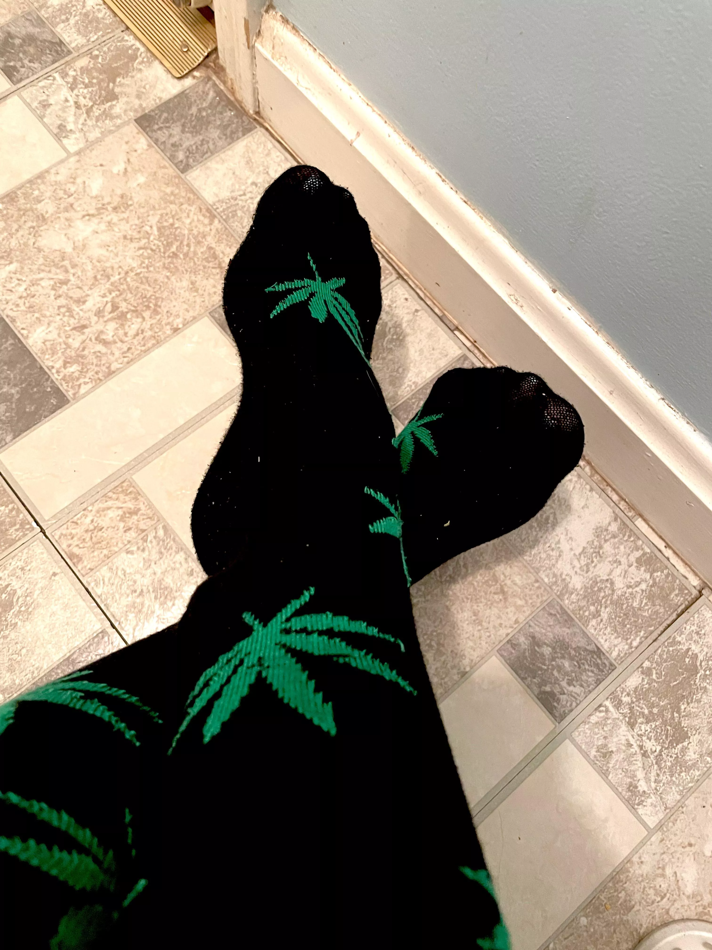 Love my green & love my socks 😈🥰 chat with me