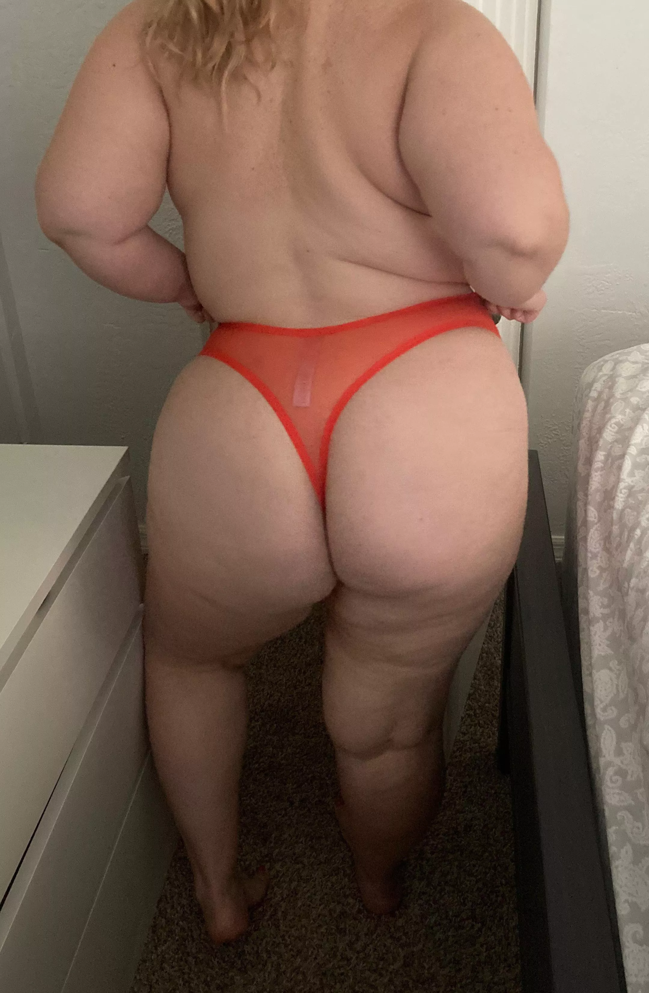 Love my orange thong