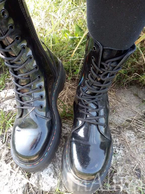 love my shiny doc martens soo much