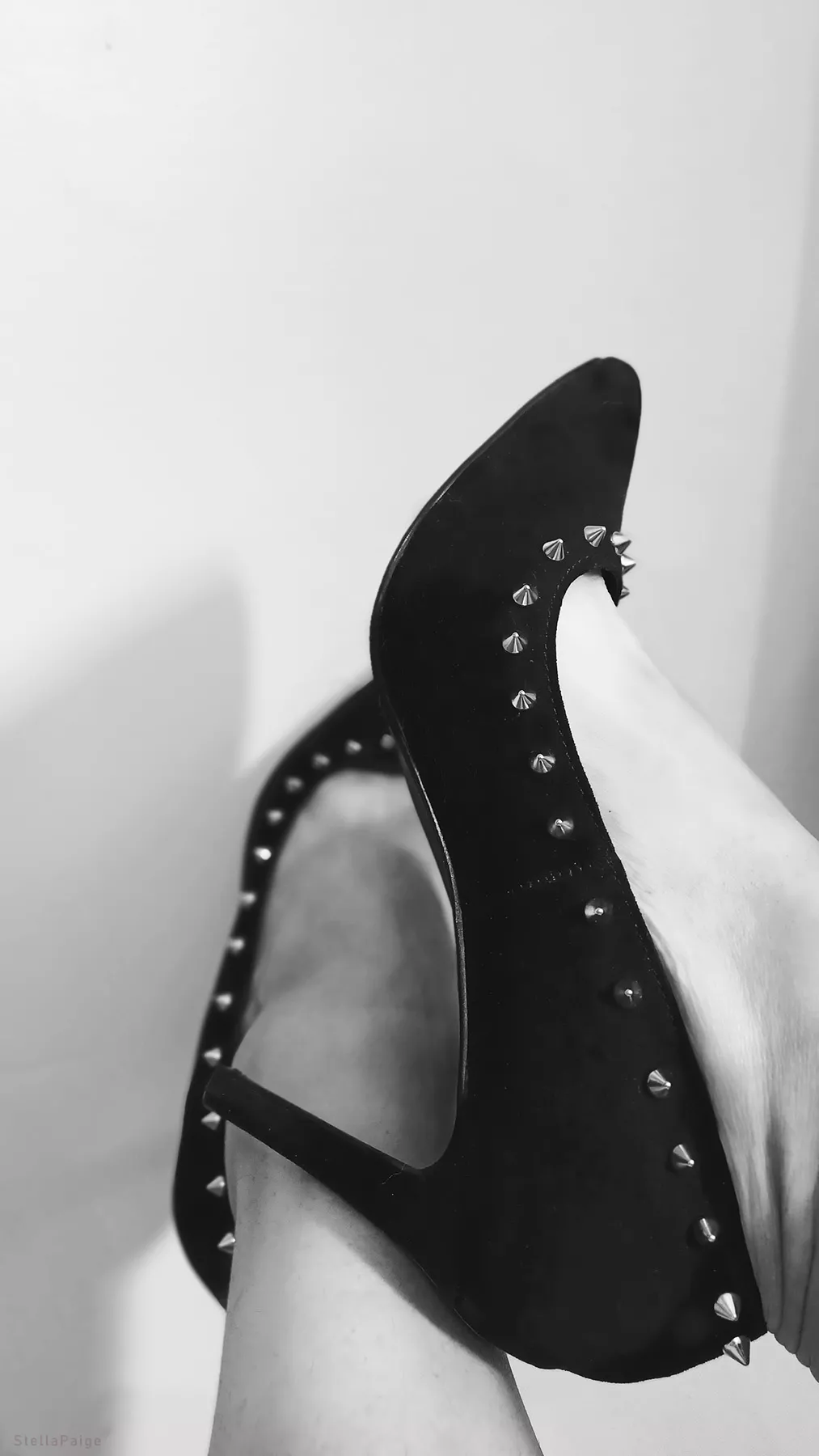 Love the spikes on these heels, but they will scratch your ankle!