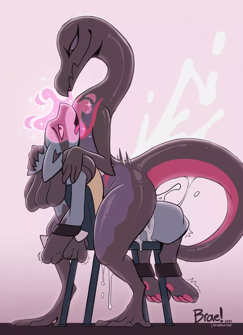 Lucario & Salazzle [MF] (Braeburned)