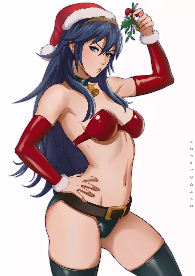 Lucina under teh misteltoe (Dandonfuga)