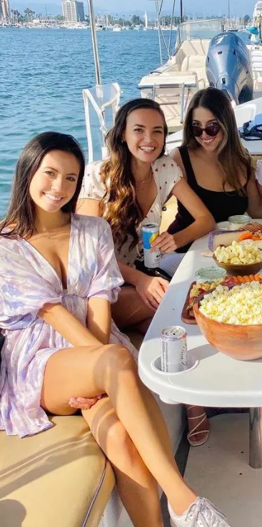 Lunch in the yacht