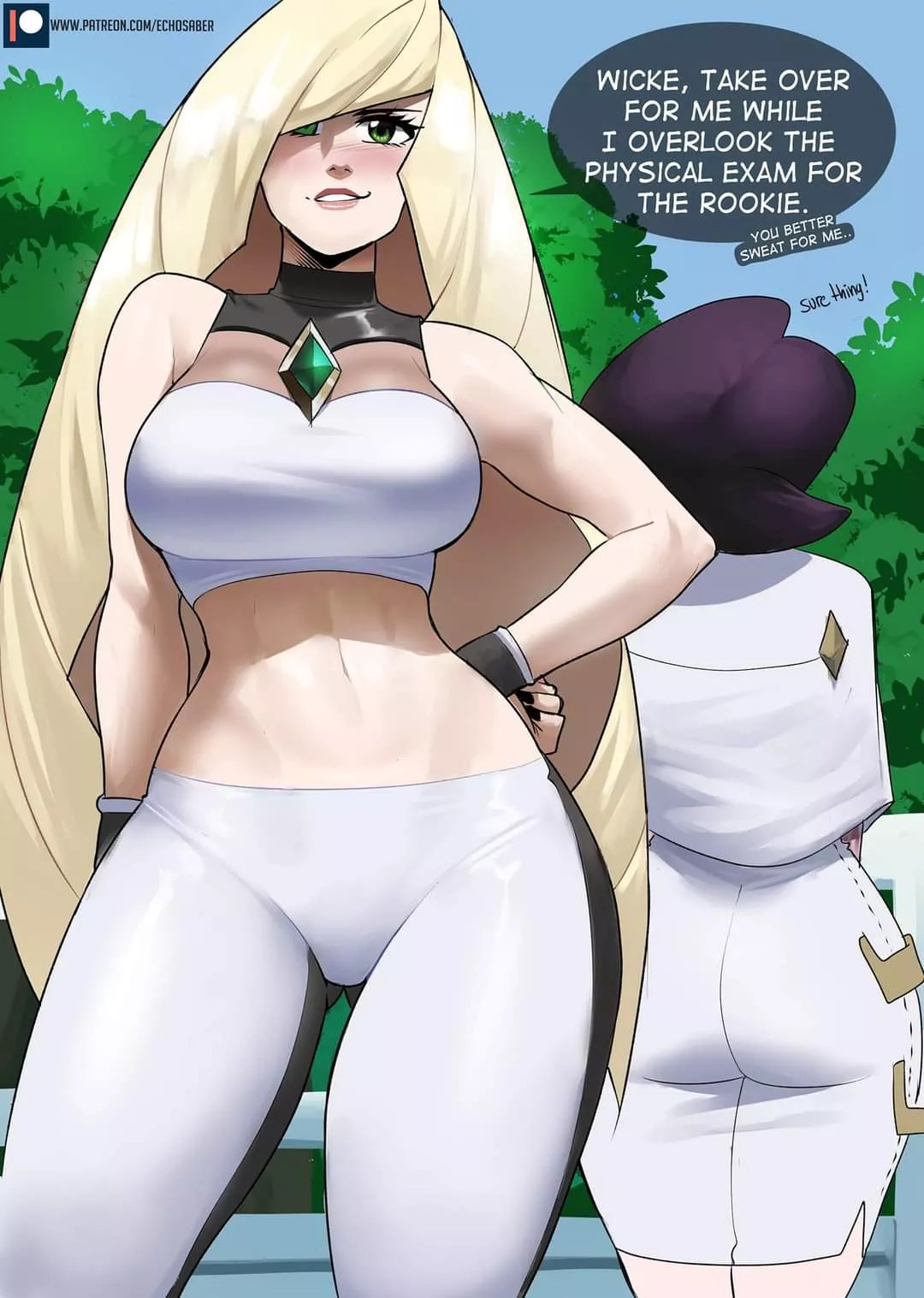 Lusamine will be very thorough.