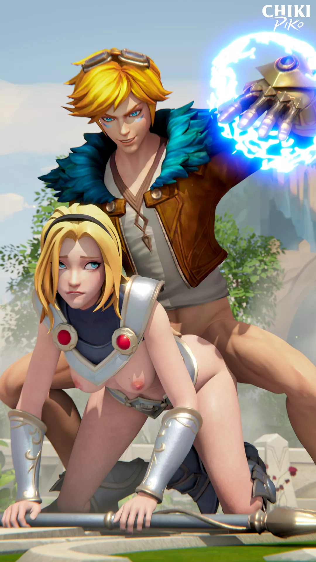 Lux and Ezreal (Chikipiko)