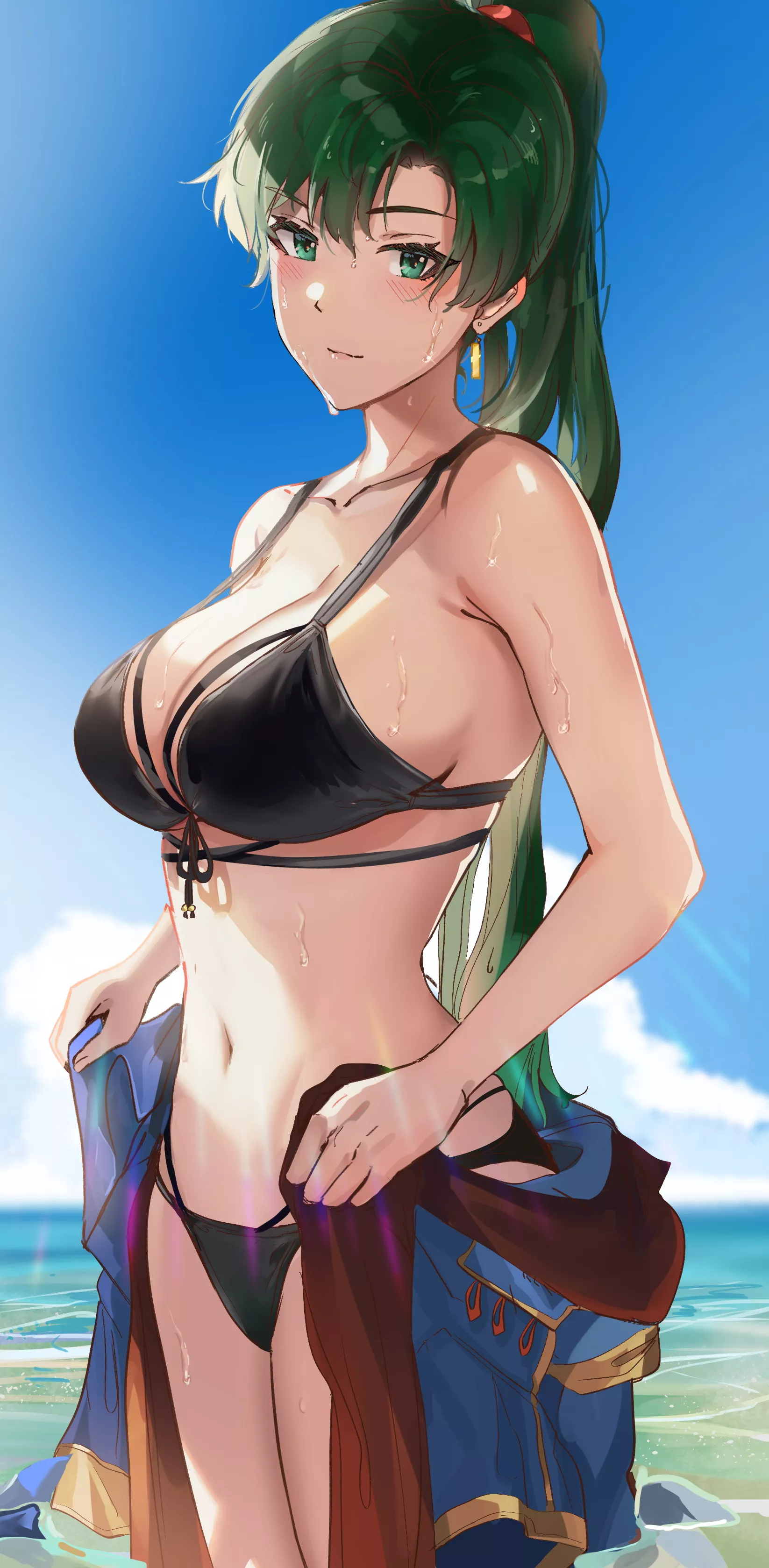 Lyn at the beach [AT]