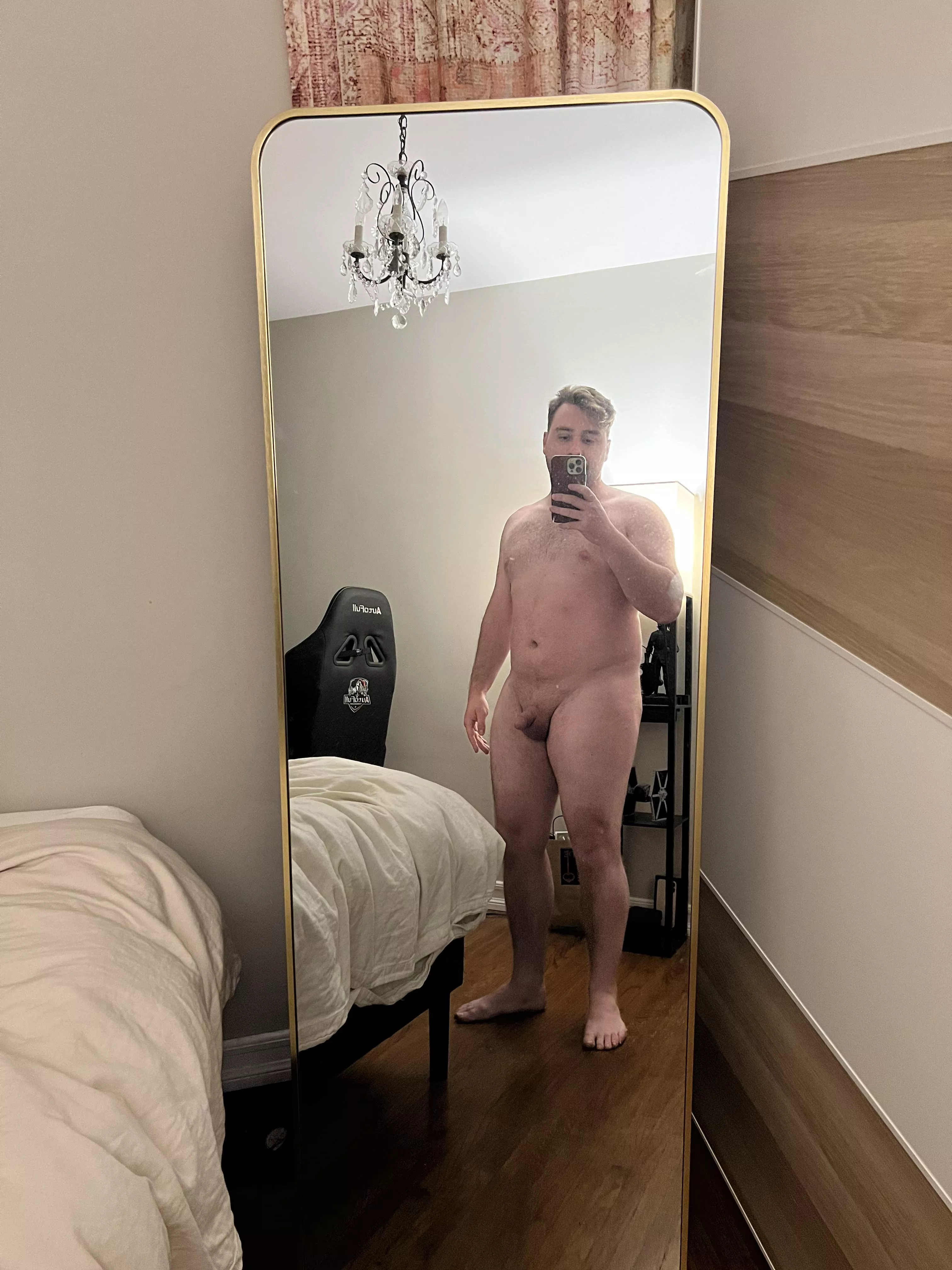 [M] 28 5’9 230 — This is the heaviest I’ve been after losing a bunch of active habits through quarantine. Having a hard time liking my body at the moment, but I know it’s not the only thing people care about.