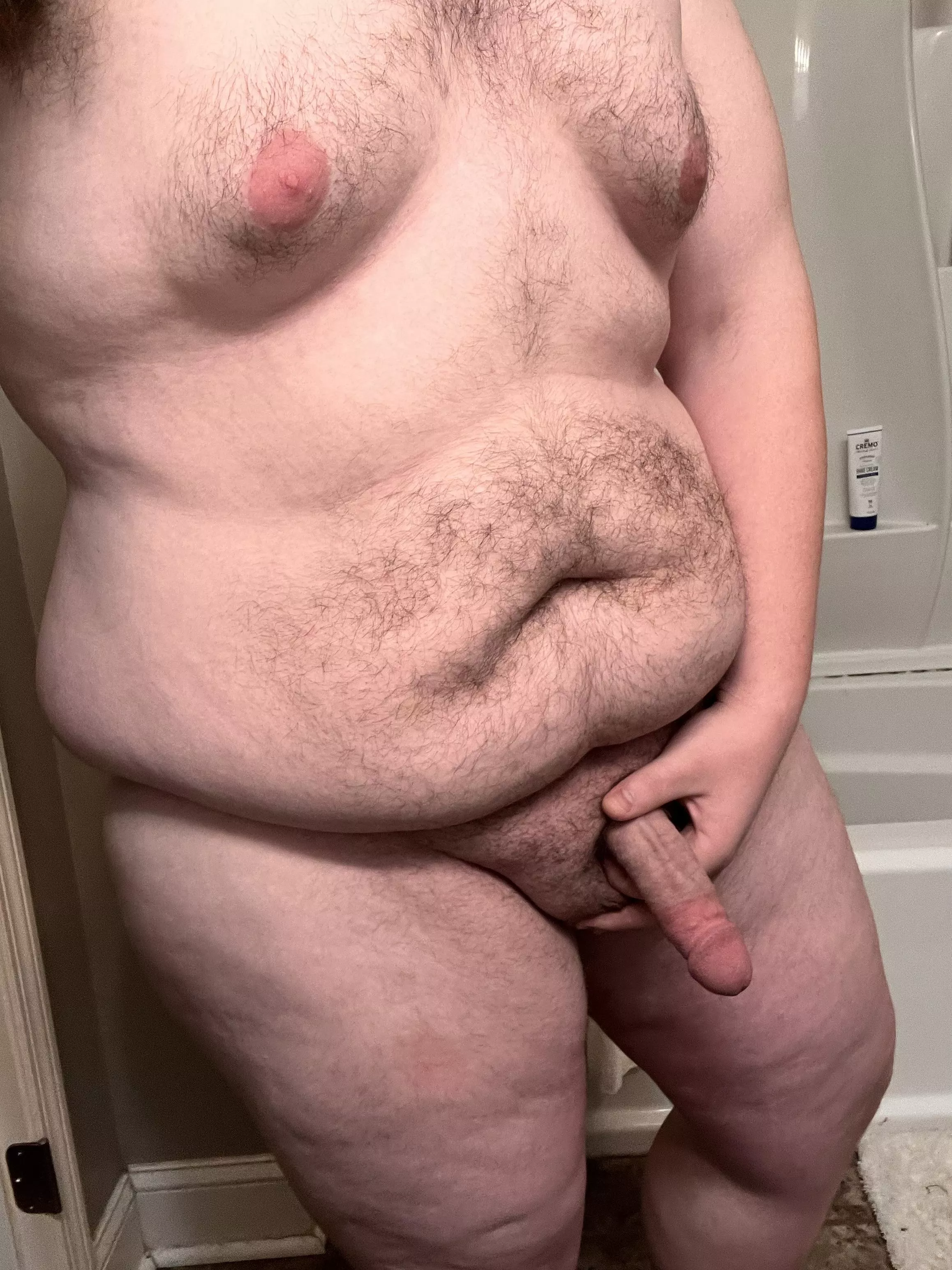 [M24] what do you think of my chubby body and cock?