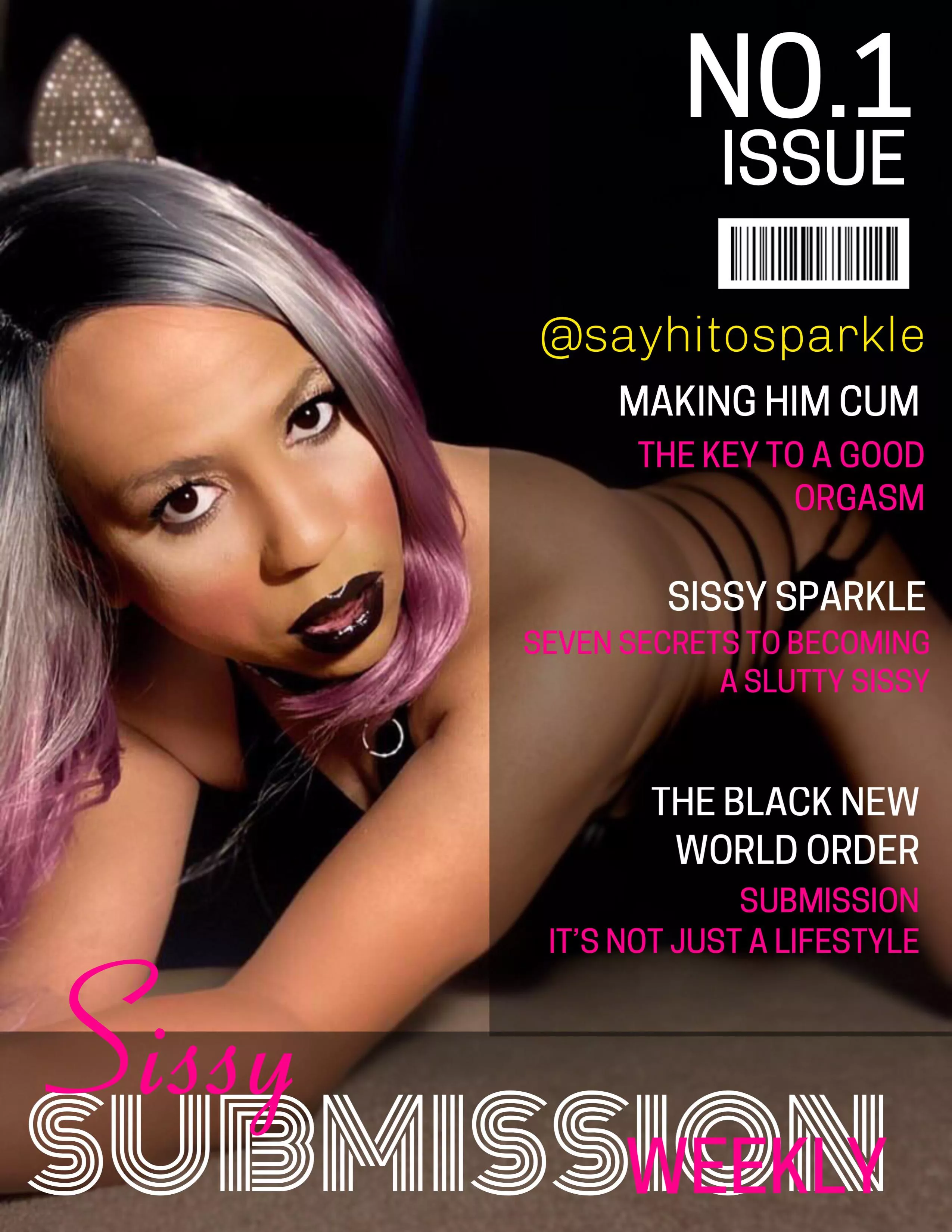 made my first magazine cover! 💋 kik sayhitosparkle