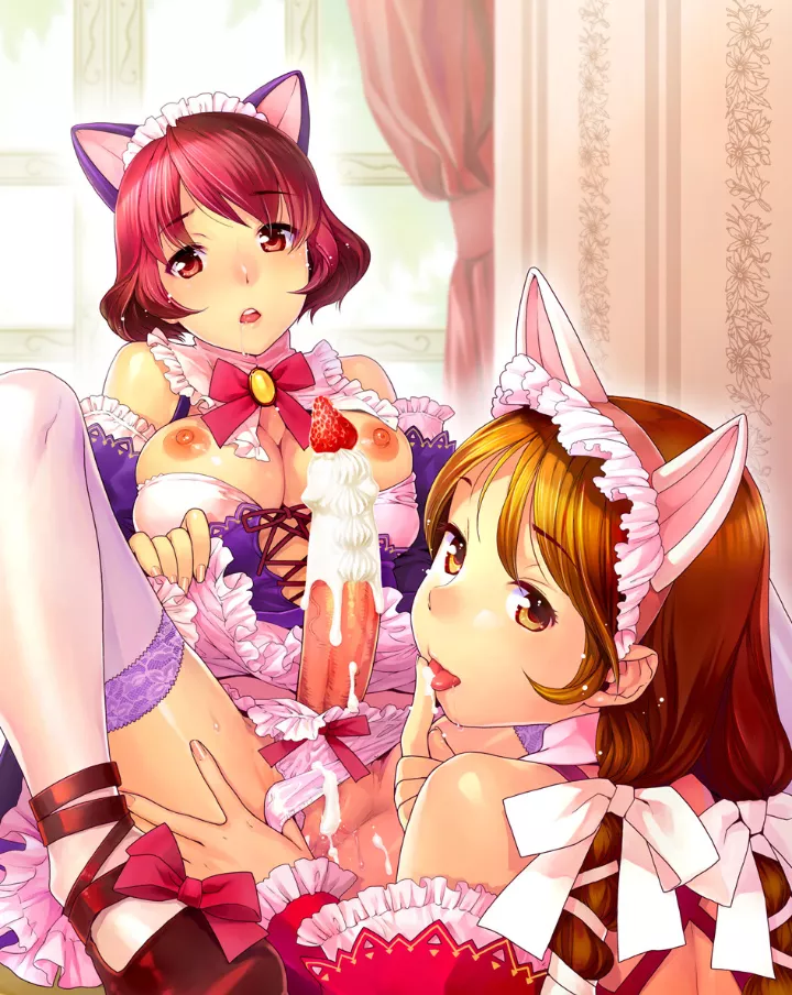 Maids caught having a much better & delicious dessert