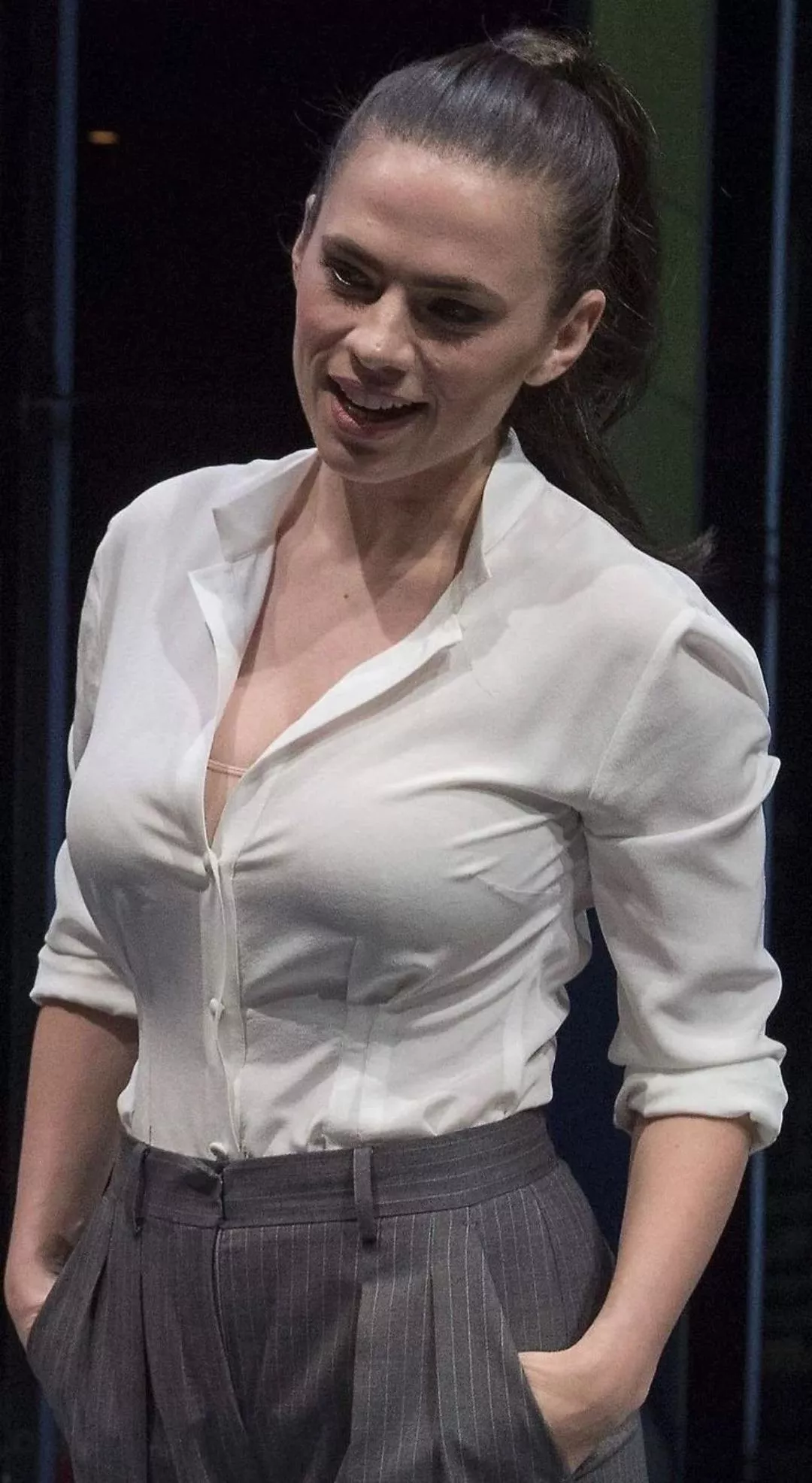 Make me cum to Hayley Atwell