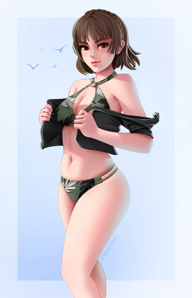 Makoto Niijima Swimsuit