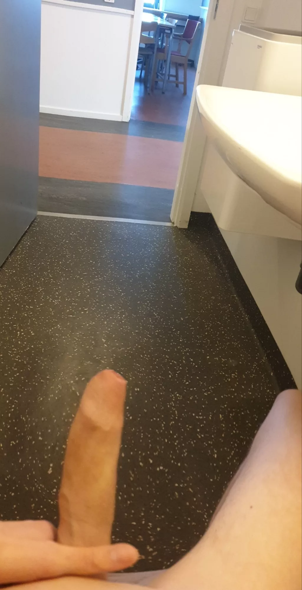 masterbating in public bathrooms, is just more fun with the door open 😝😈