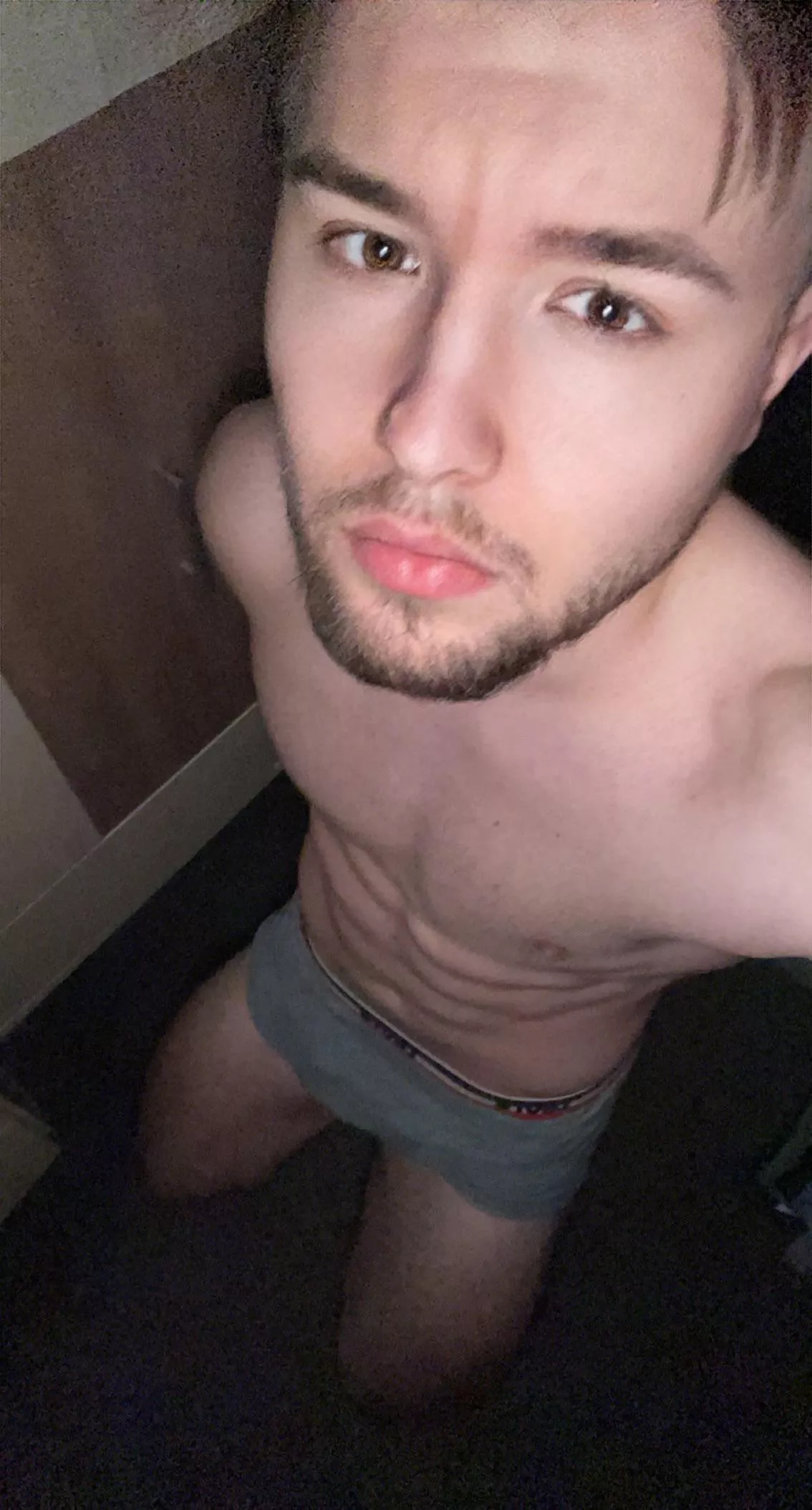 Me in grey underwear