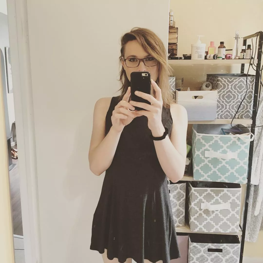 Me in my little black dress