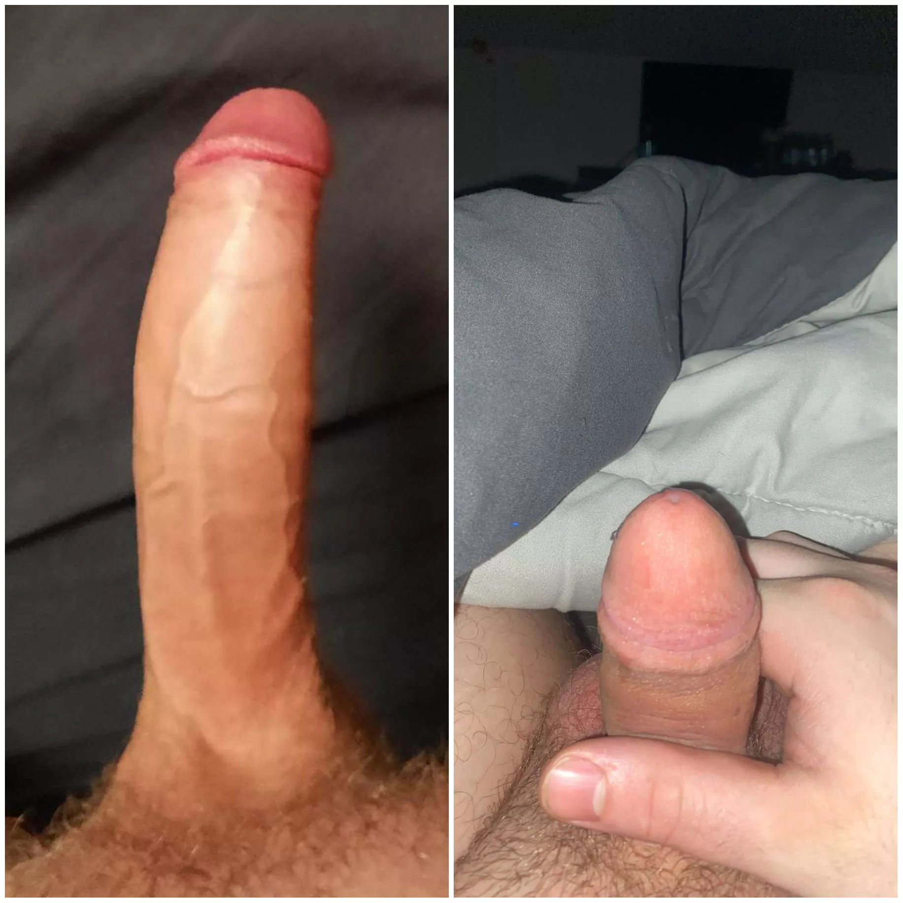 Me vs. u/Daddyms845 compared ðŸ˜ His tiny size really does not compete against mine at all