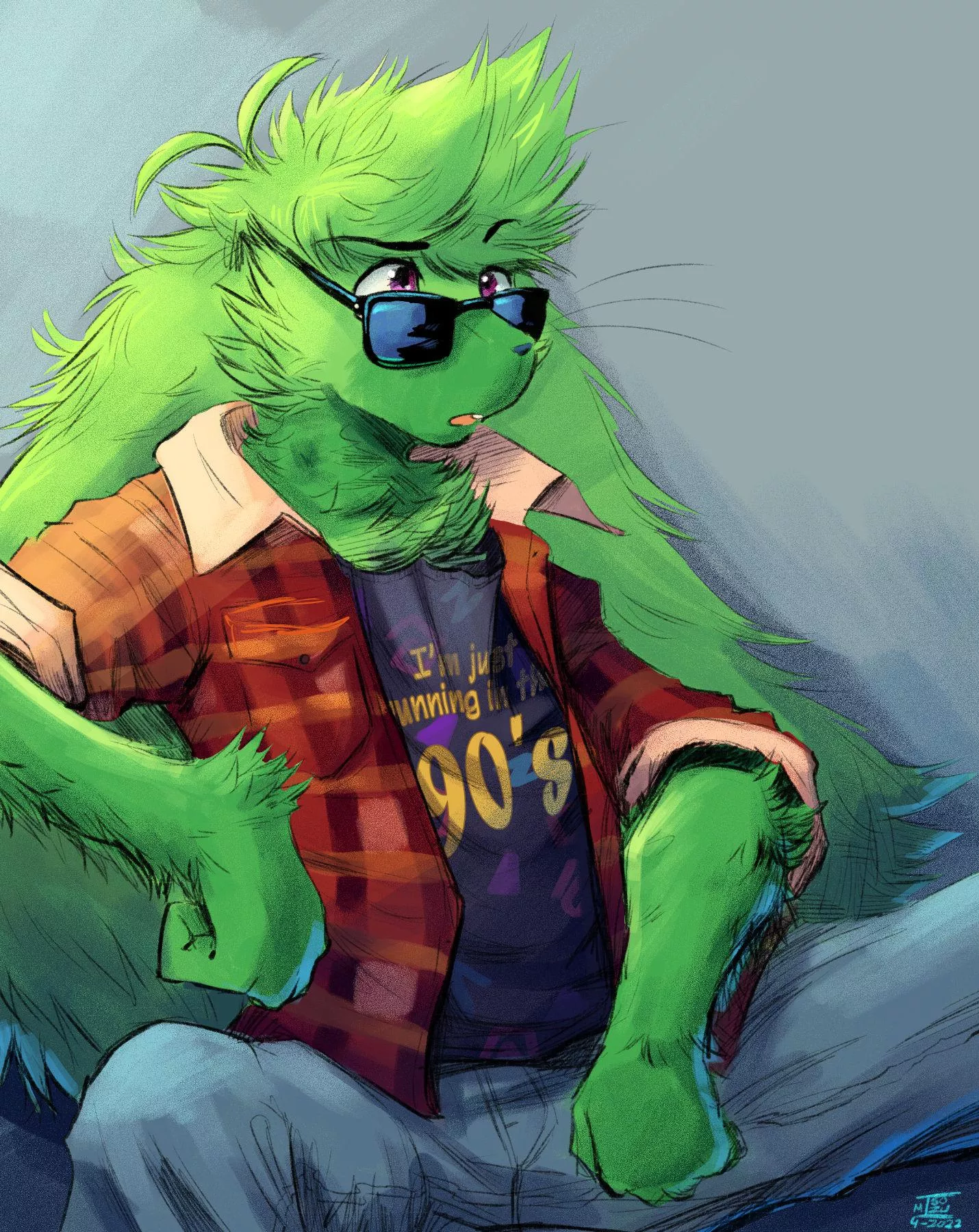 memory of 90s (art by/of me)