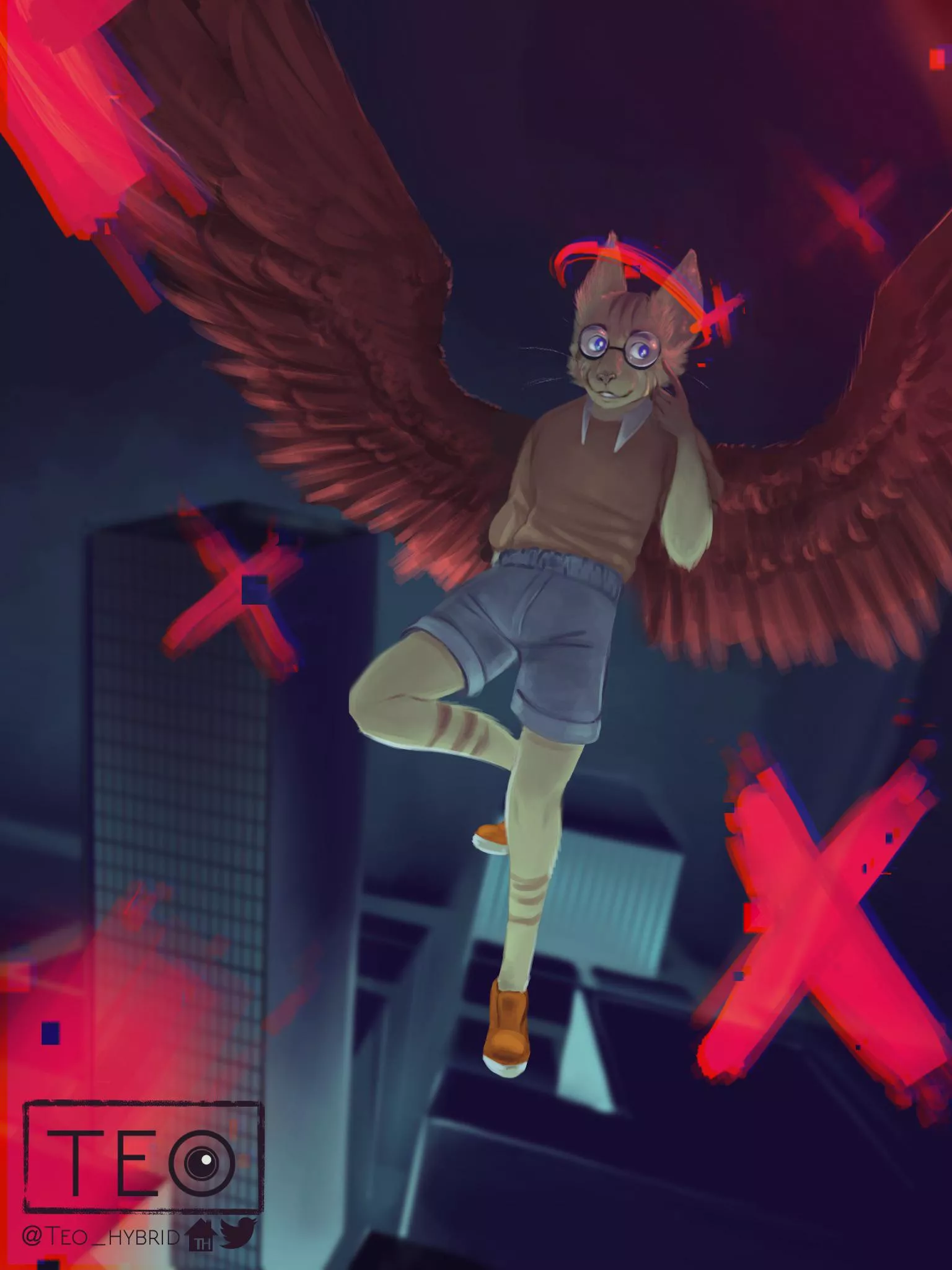 Midnight flight (Art by me)