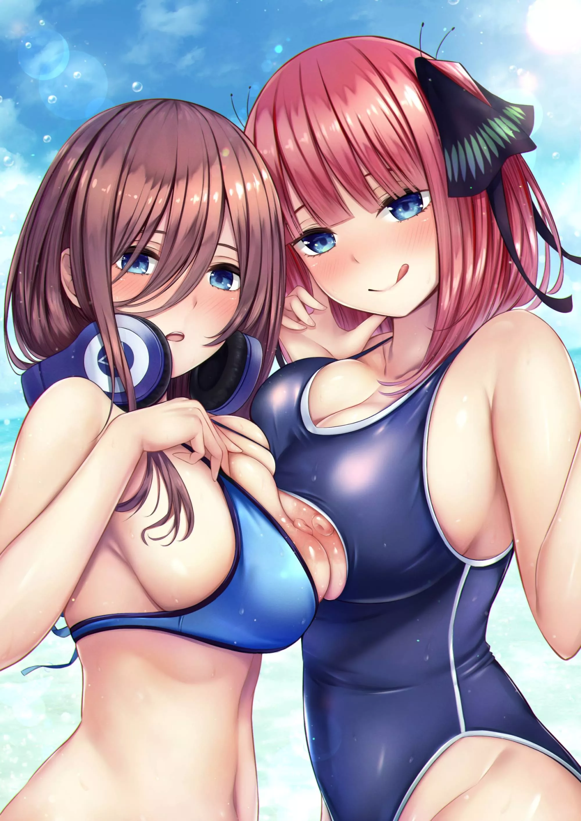 Miku and Nino [The Quintessential Quintuplets]