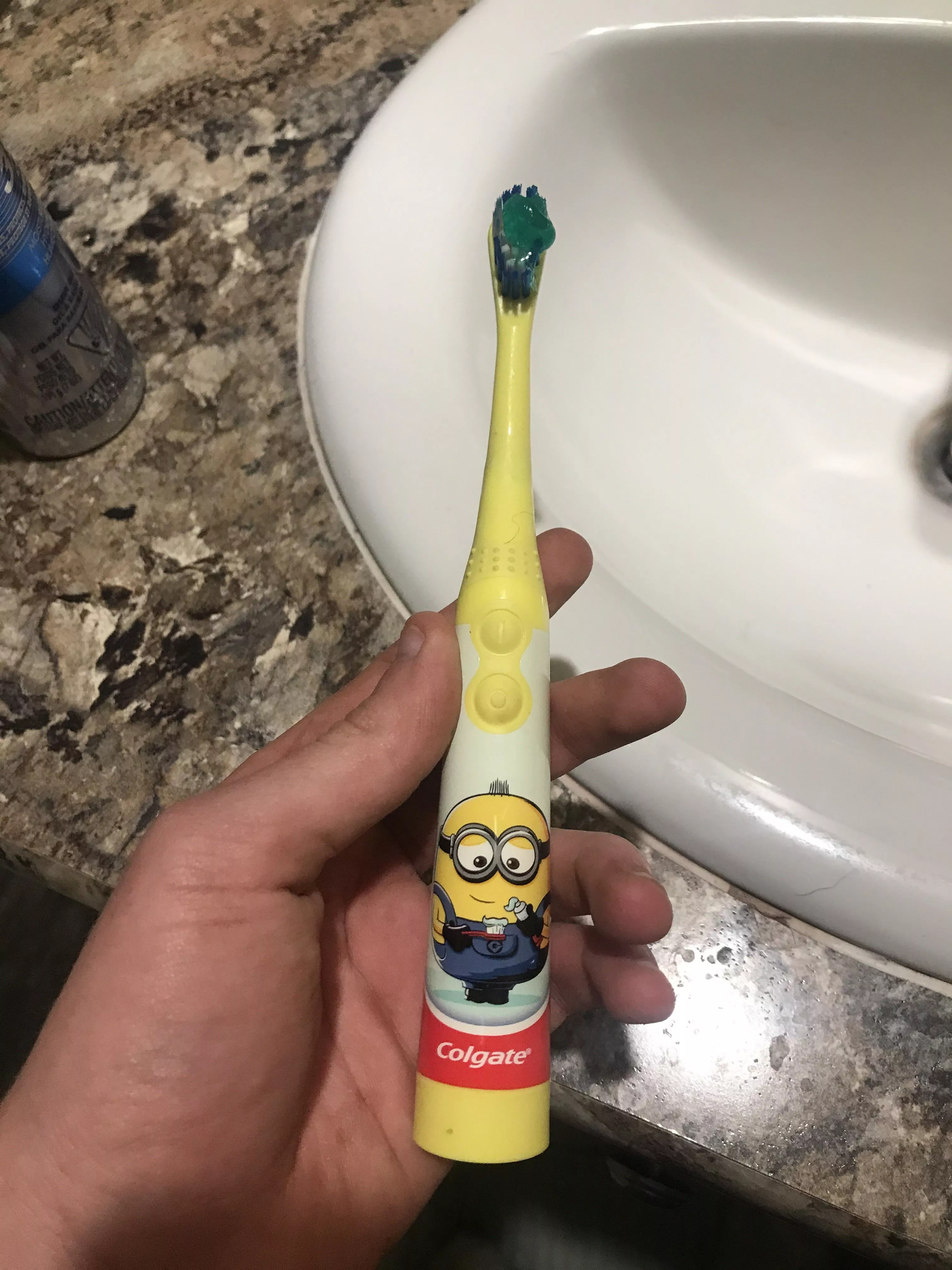 Minion toothbrush