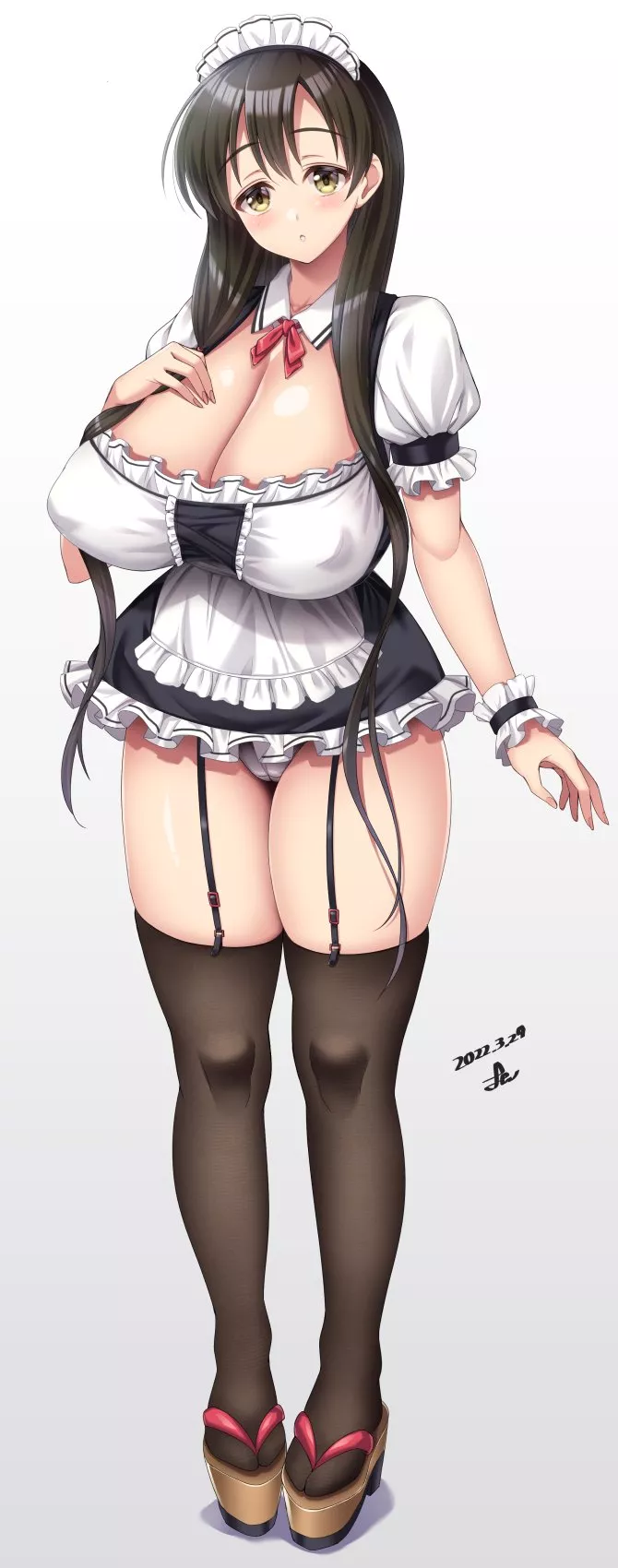 Miniskirt Maid Kasumi Ishido (Yoohi) [Saki]