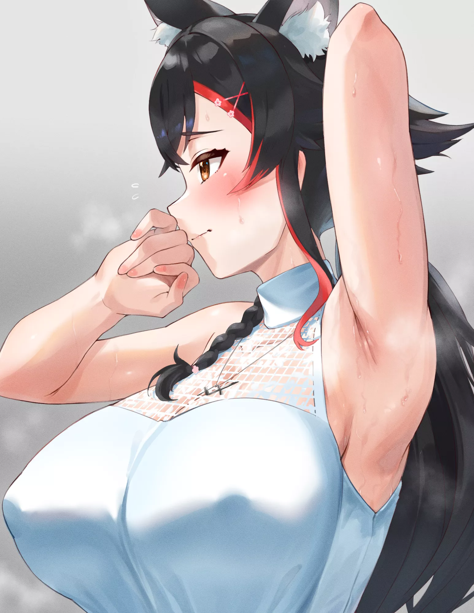 Mio delicious sweaty armpit