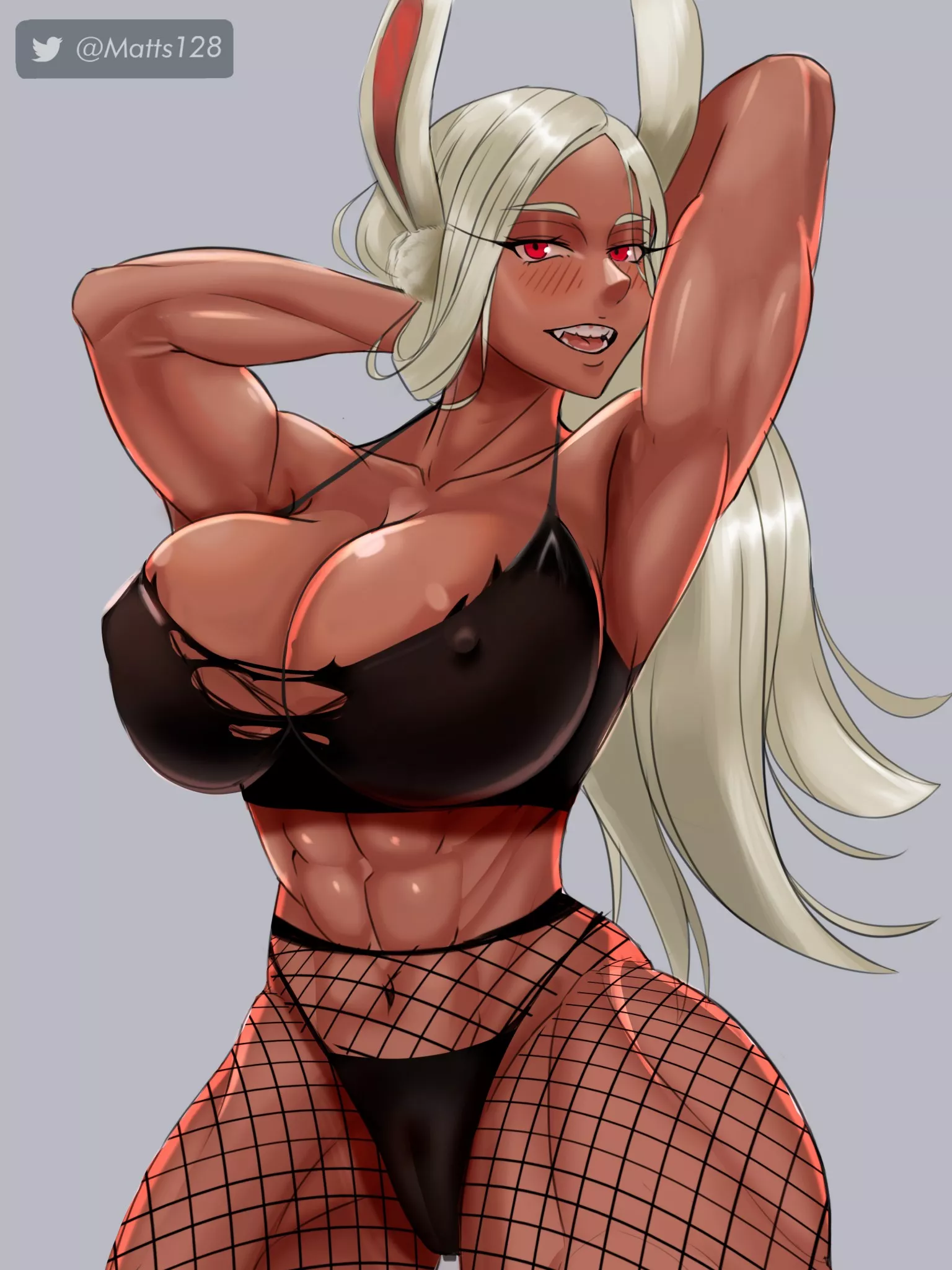 Miruko loves fishnet stockings (matts128) [My Hero Academia]