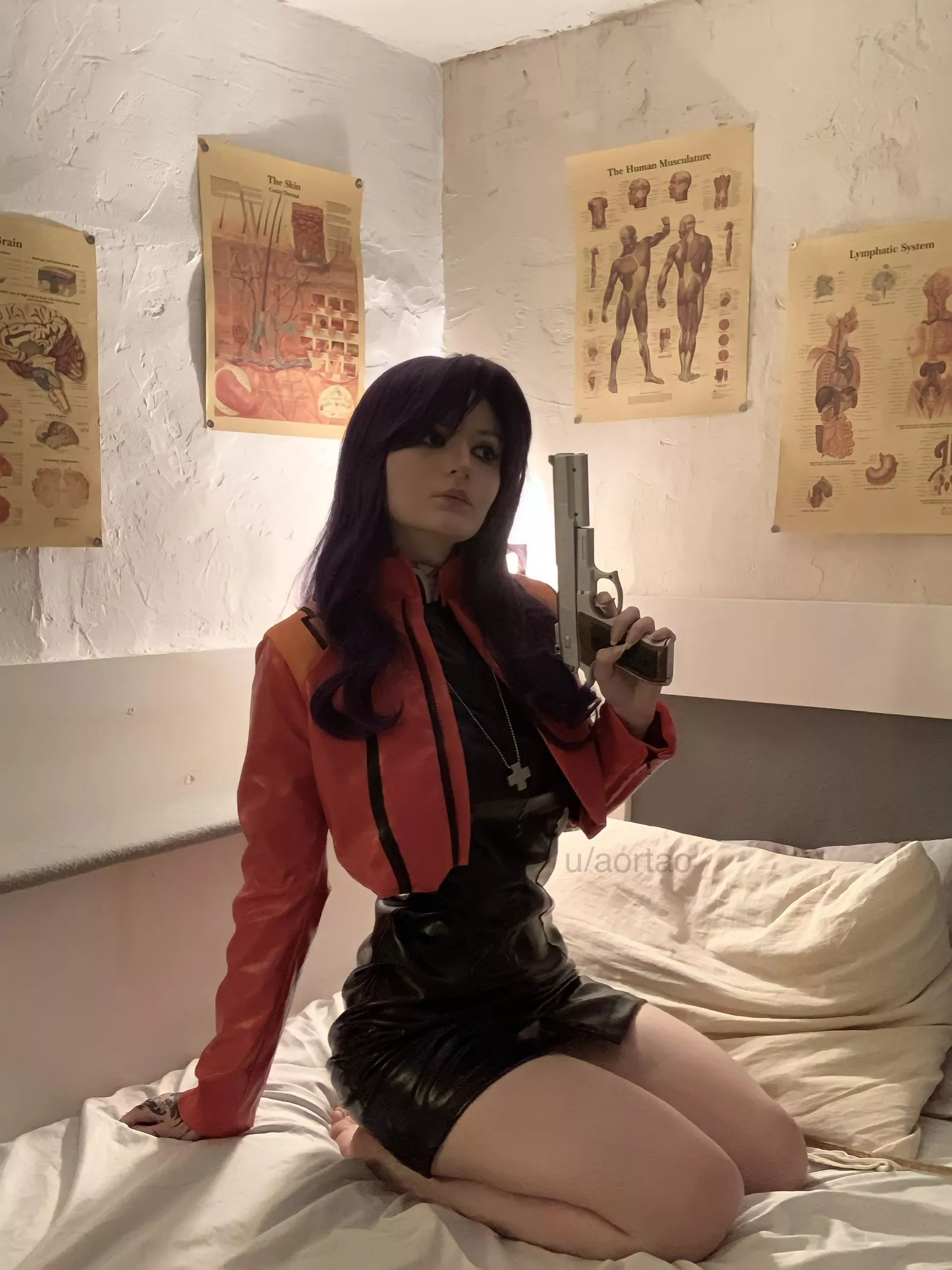 Misato cosplay by me [fake gun]