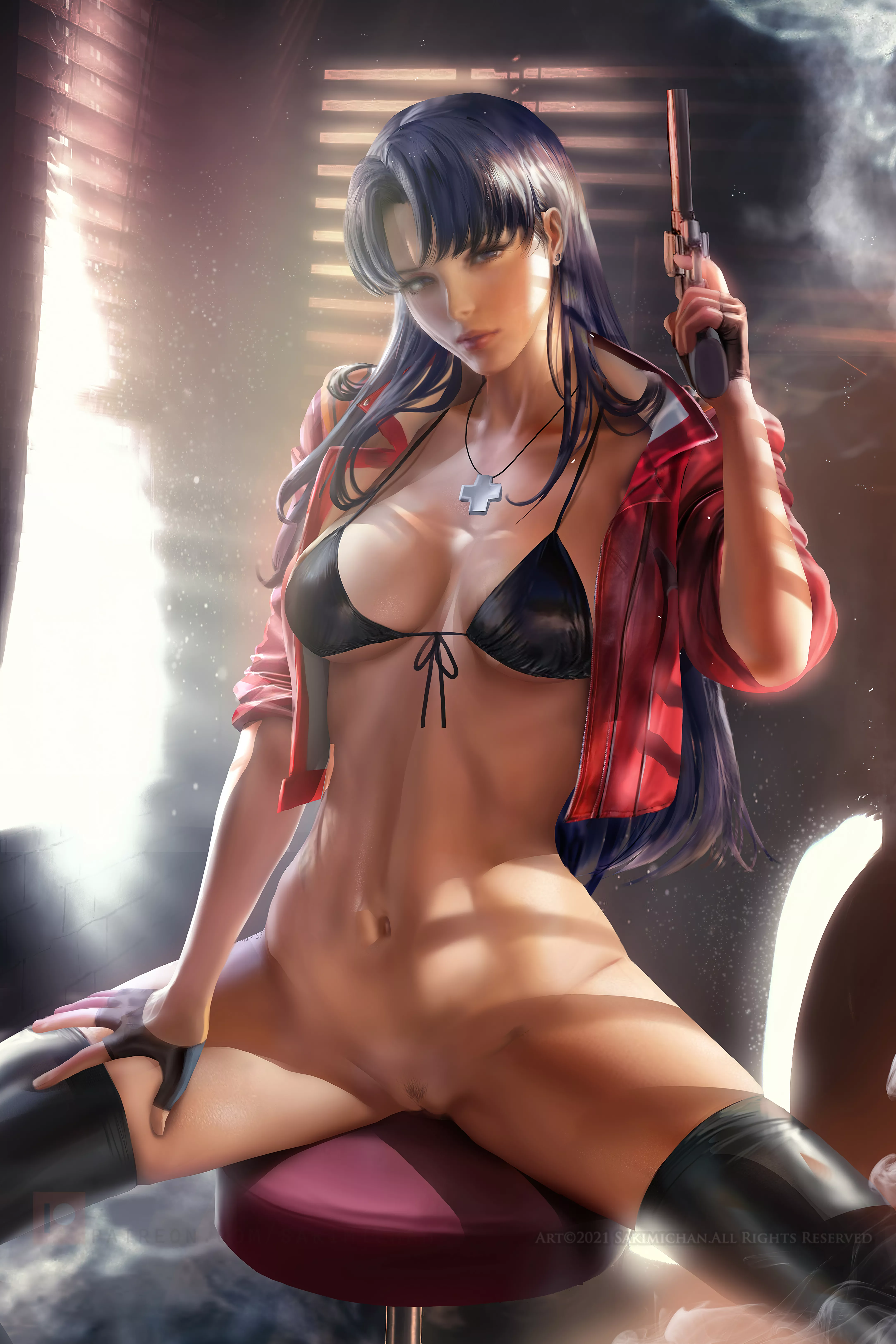 Misato Katsuragi - (Neon Genesis Evangelion) - [Sakimichan]