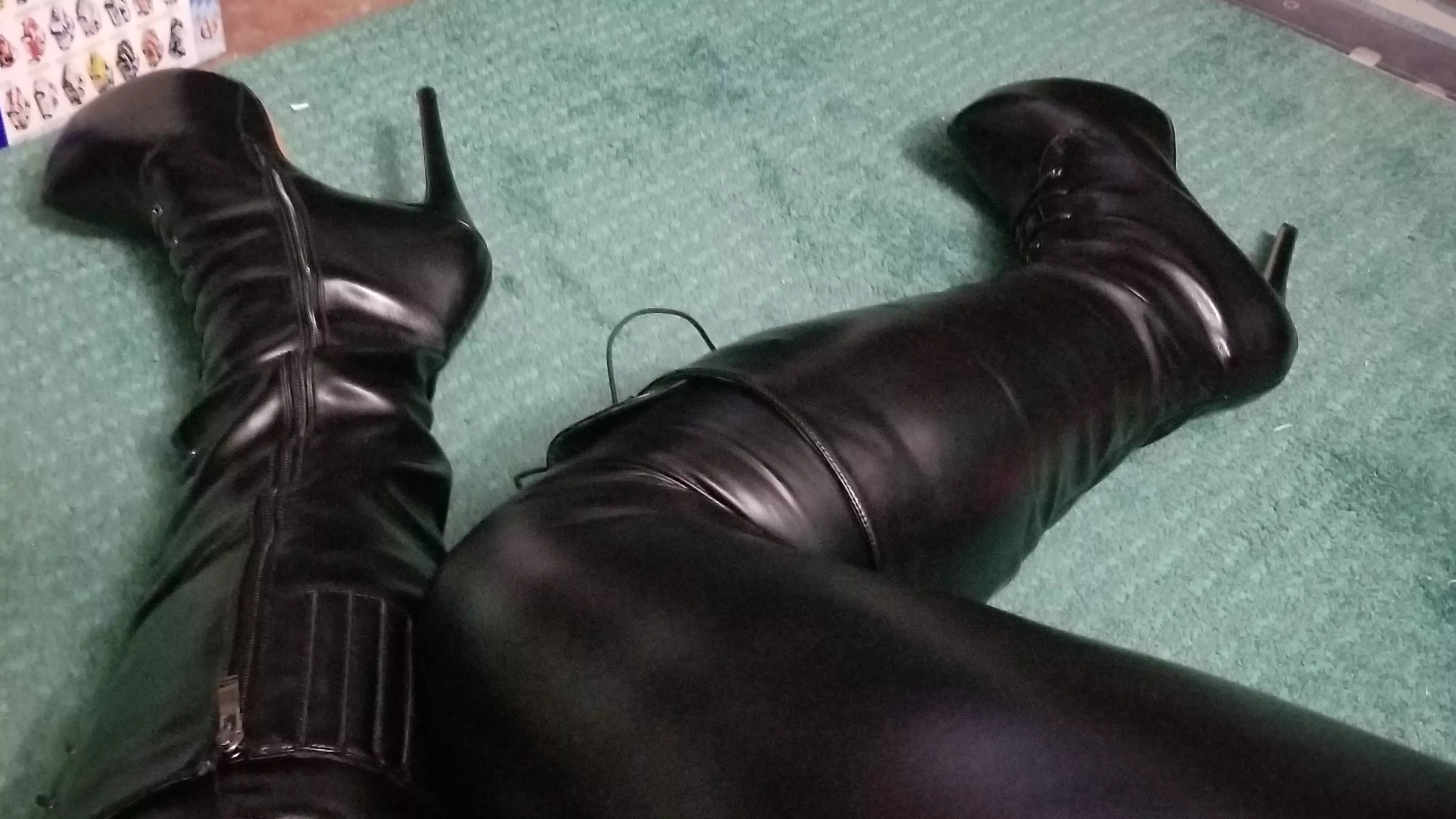 Mmm boots on the floor