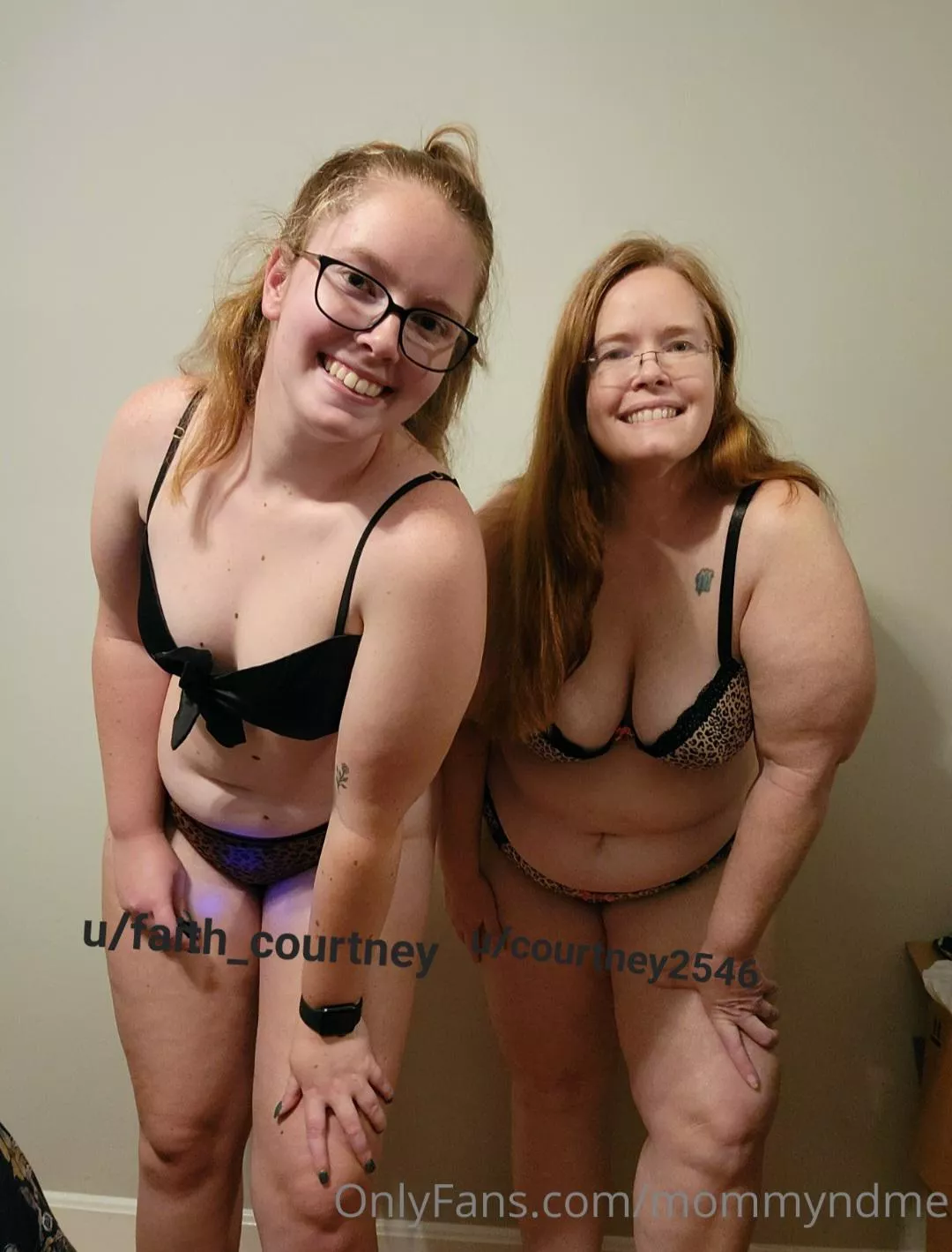 mom 47 and daughter 21, having a wild time