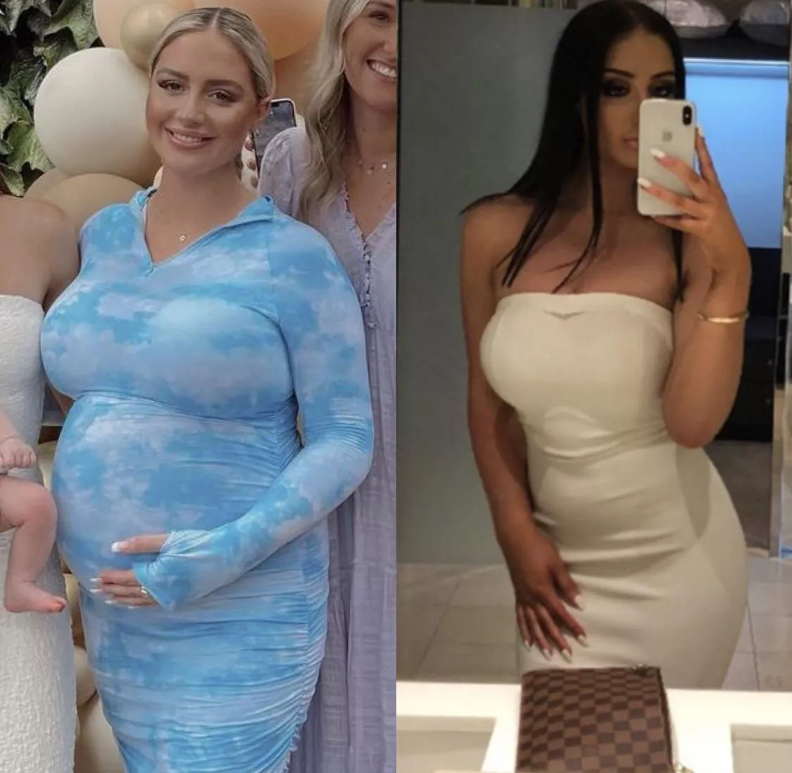 Mommy milkers 🍼🍼, Before and after