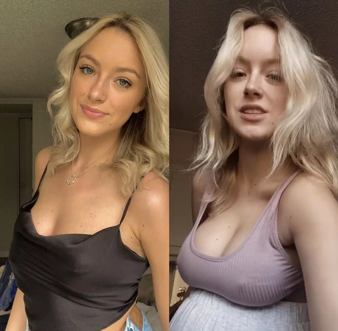 Mommy milkers ðŸ¼ðŸ¼, before and after