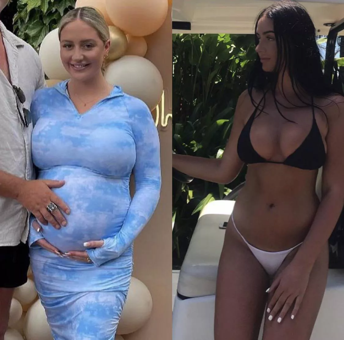 Mommy milkers 🍼🍼, Before and after