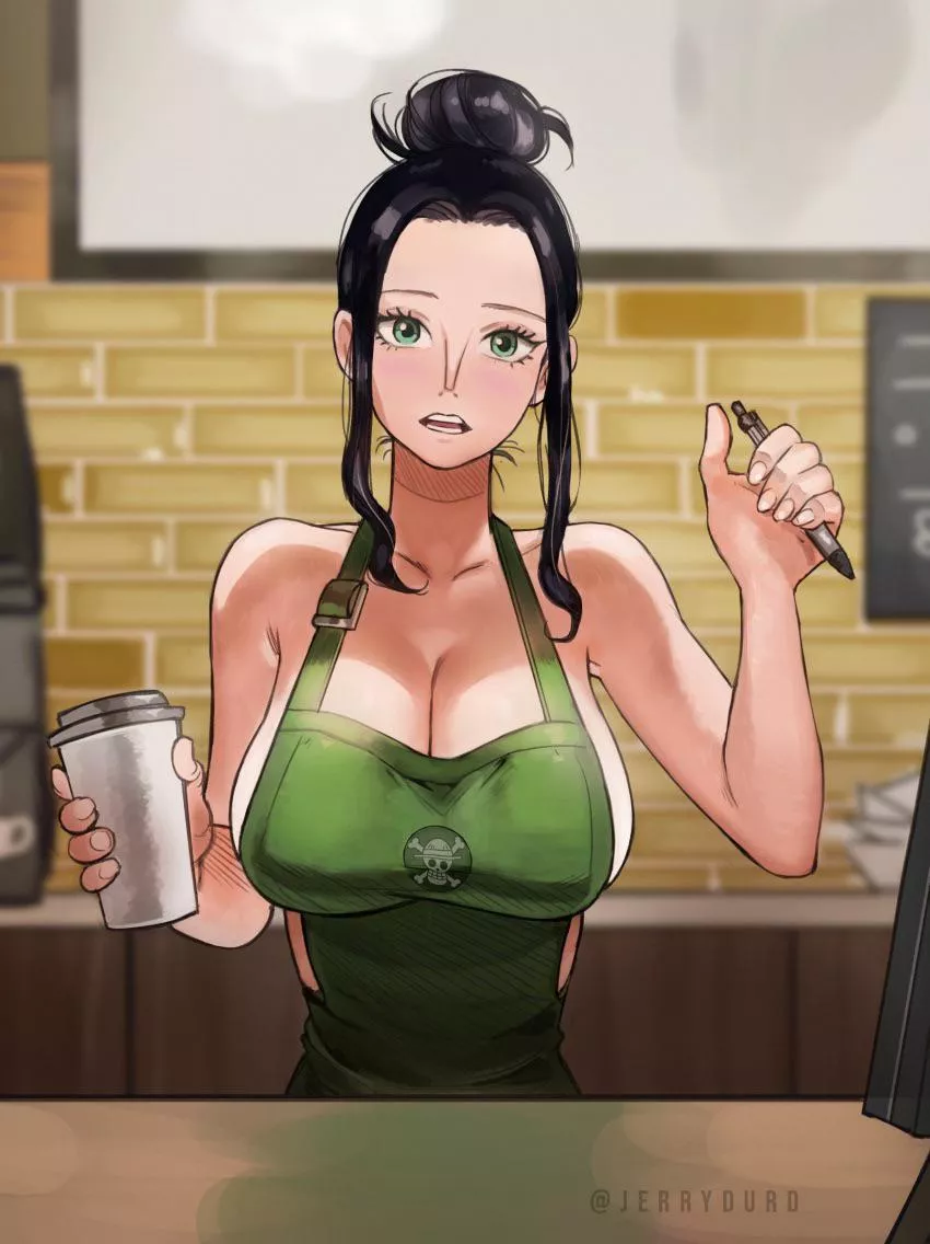 Mommy Nico Robin is ready to take your order now.