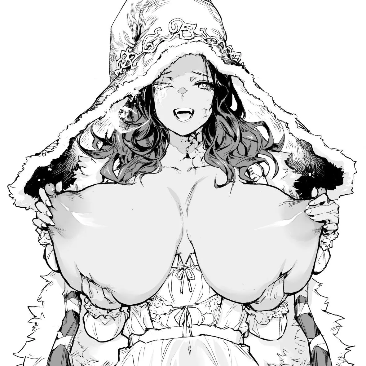 Mommy Ranni with huge milkers. She could feed every Tarnished with those. ( Ningen_enpi )